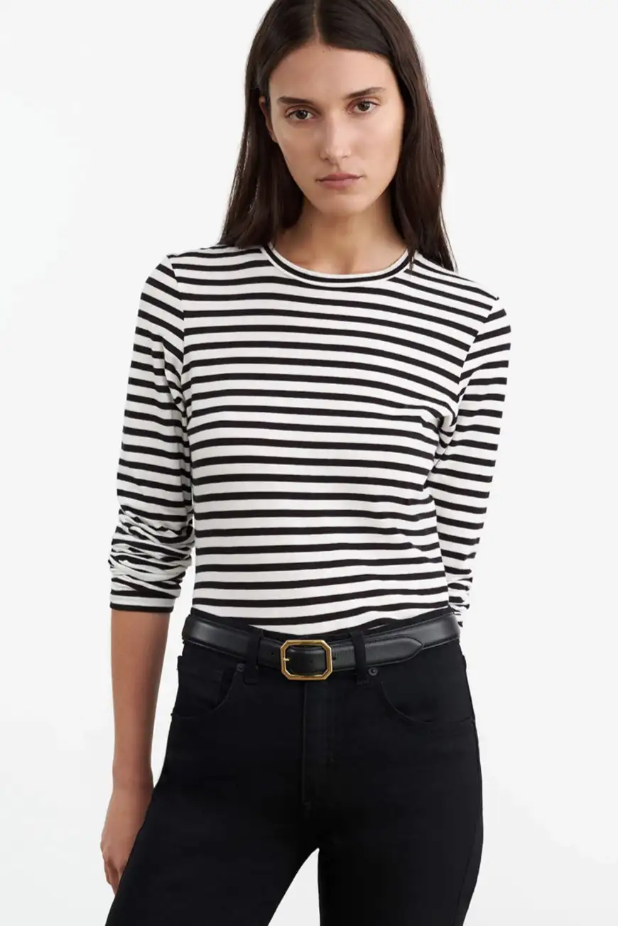 12530k38 Black Ivory Stripe 1