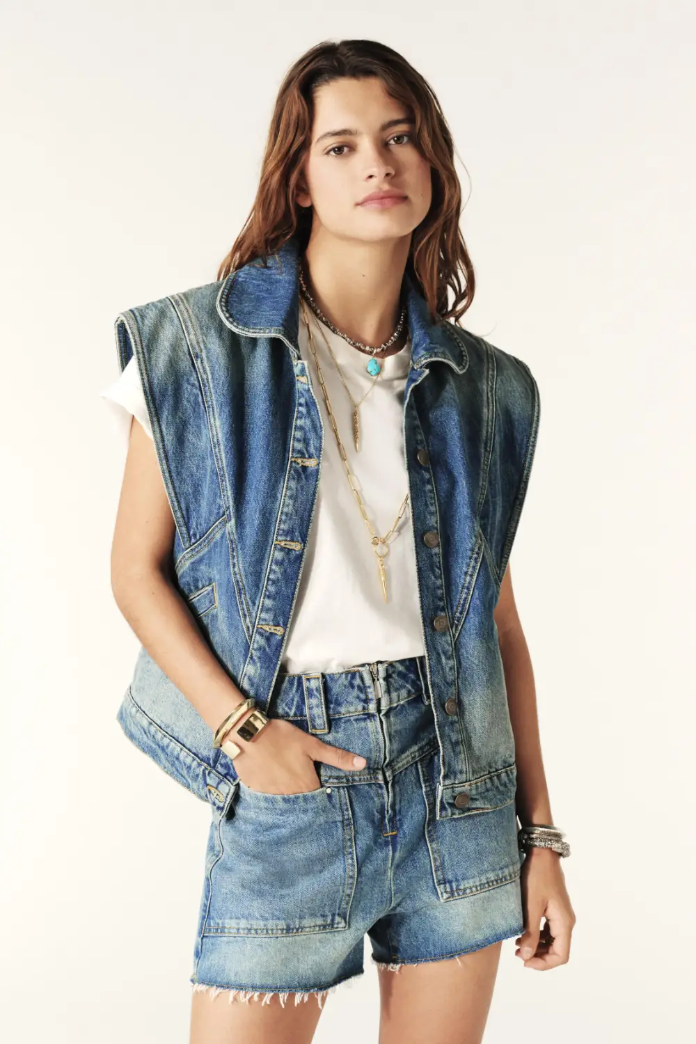 Boutique77 - ג’קט Max – 1E23MAX_LIGHTUSEDBLUE – 1