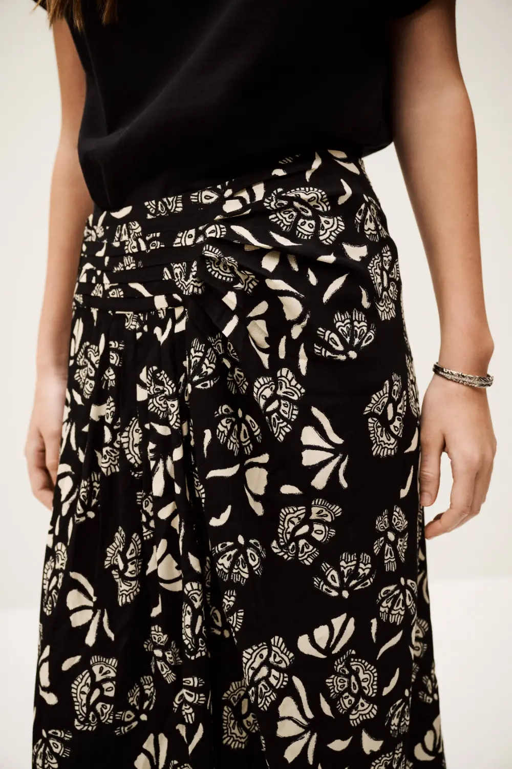 Boutique77 - חצאית Annie – 1E25ANNI_NOIR – noir – 1