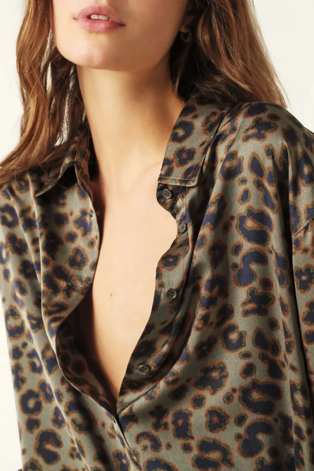 Boutique77 - חולצה Billie – 1E25BILL_KAKI – kaki – 1