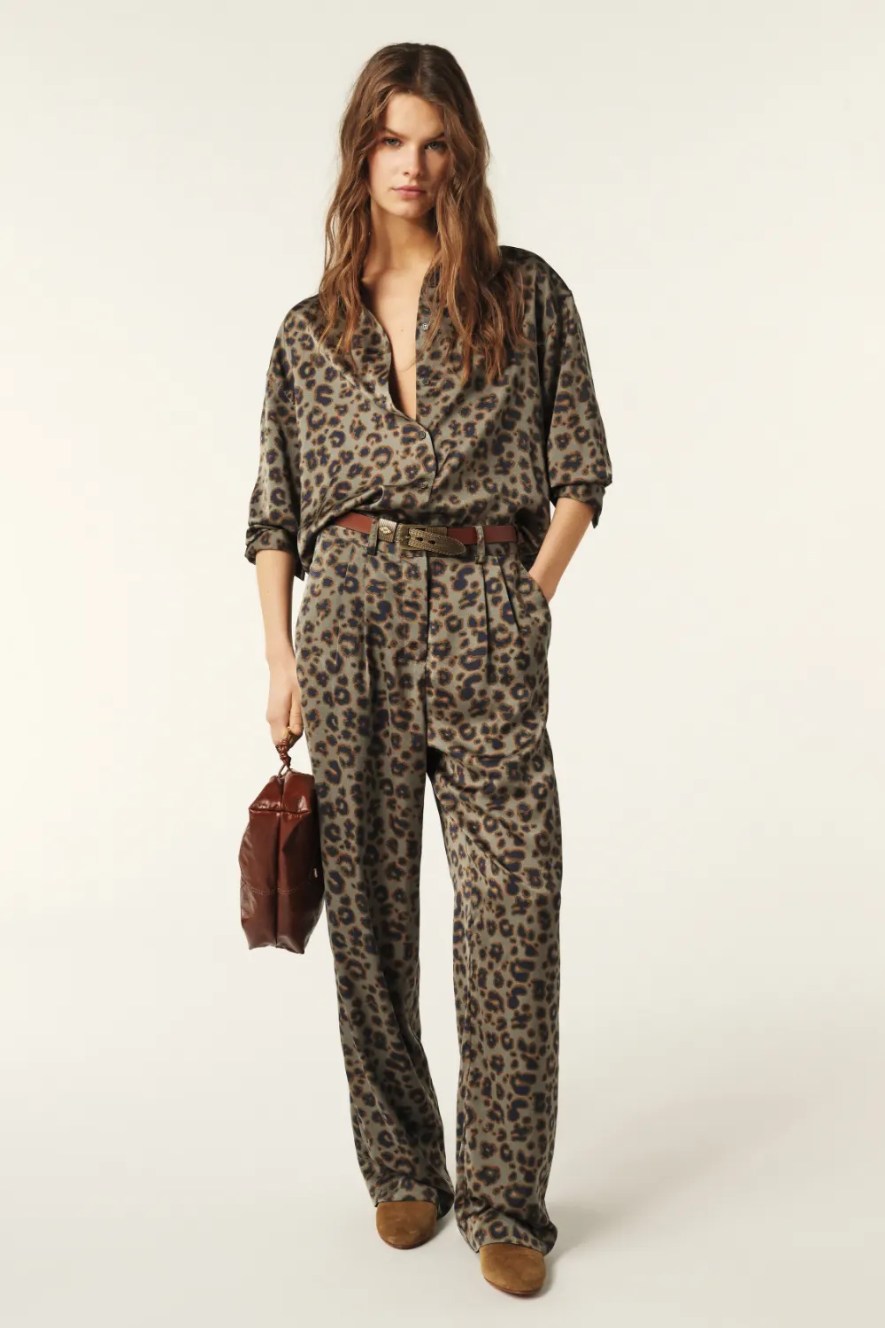 Boutique77 - מכנסיים Bloy – 1E25BLOY_KAKI – kaki – 1