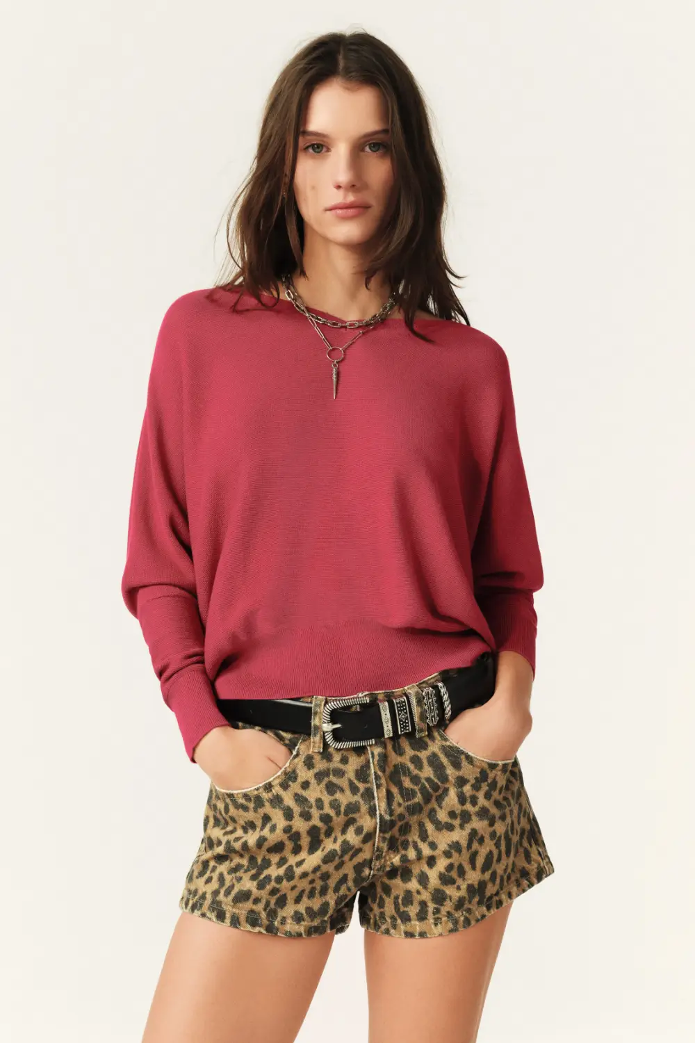 Boutique77 - סוודר Elsy – 1E25ELSY_ROSE – rose – 2