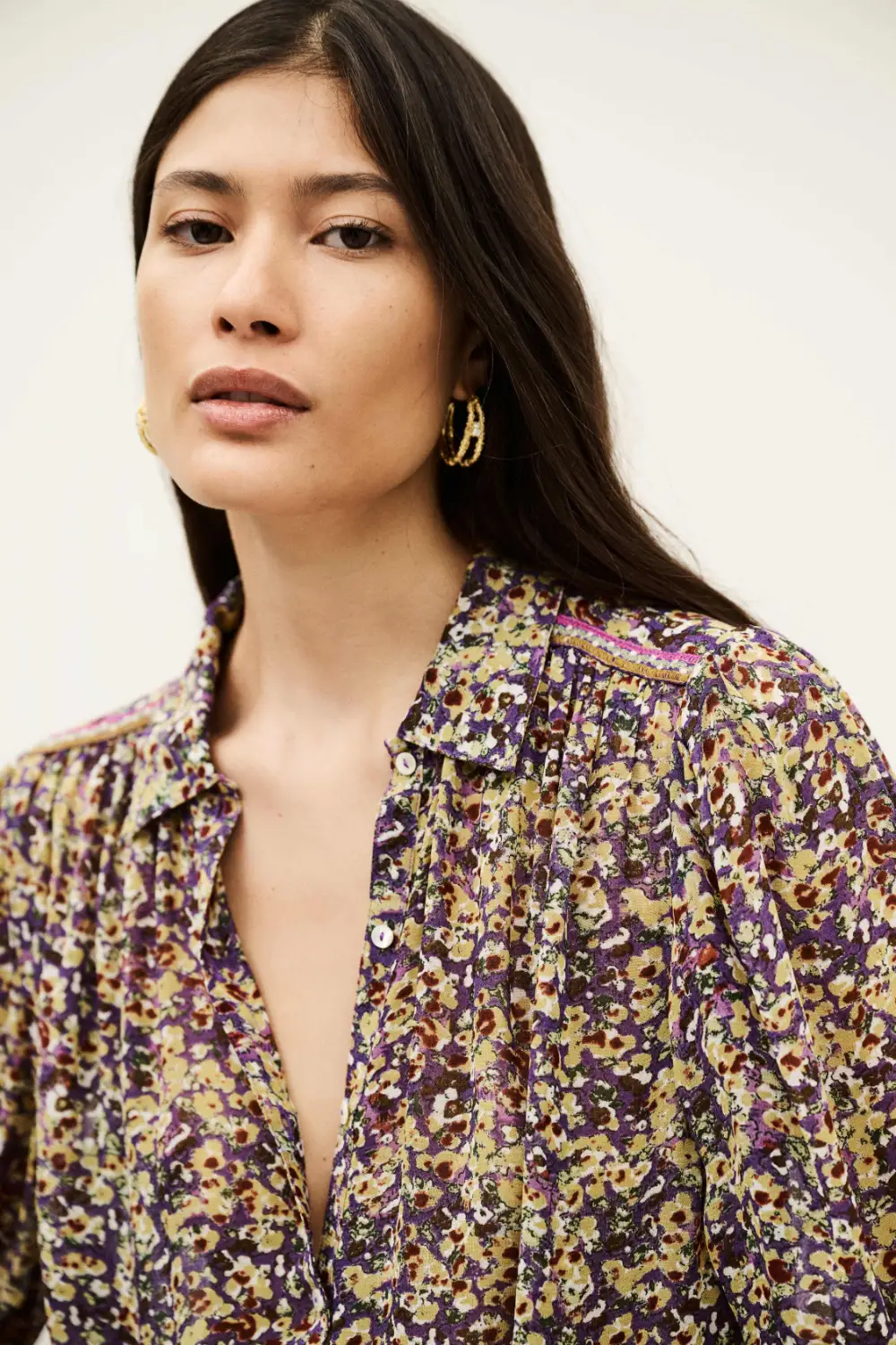 Boutique77 - חולצה Lark – 1E25LARK_VIOLET – violet – 1