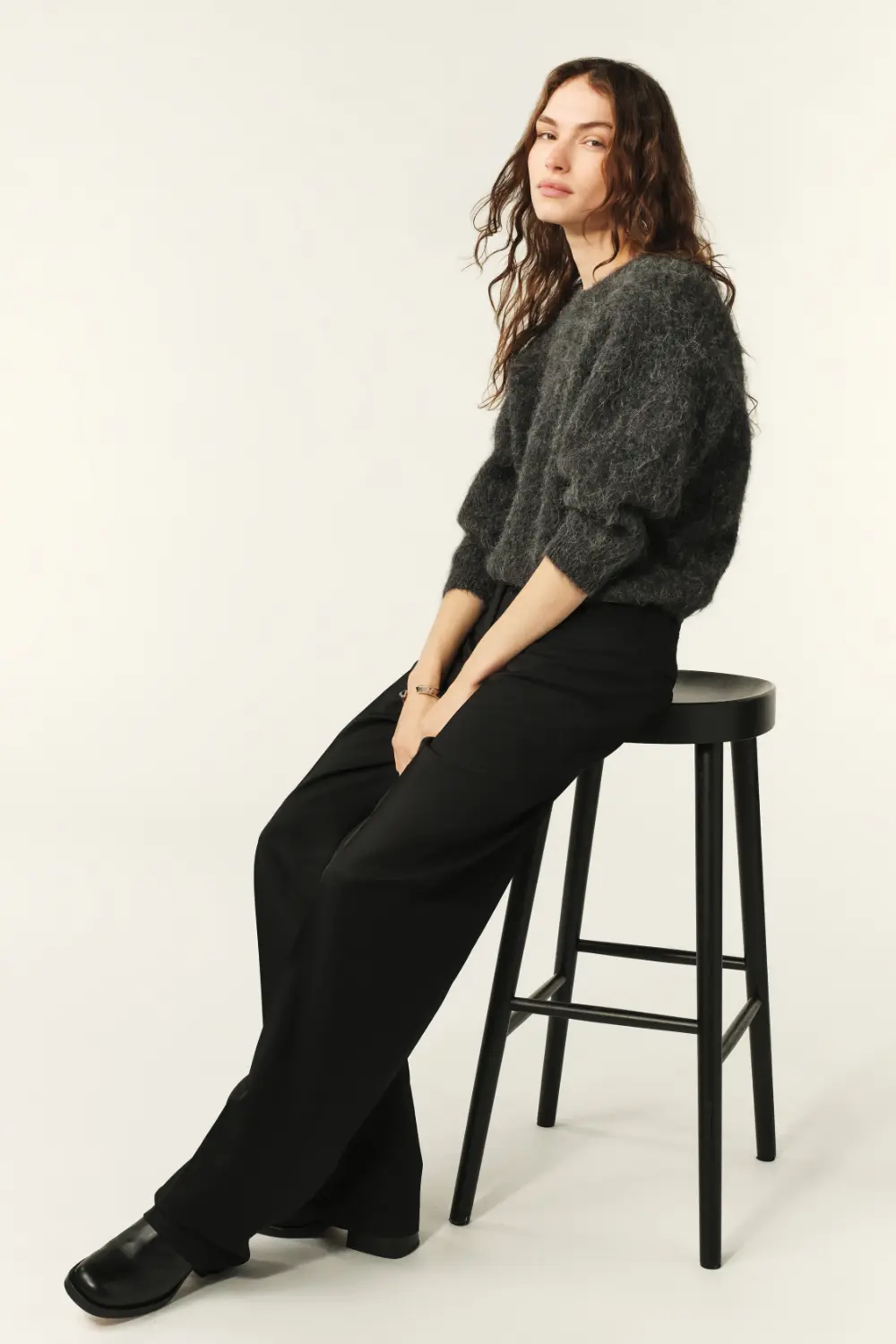 Boutique77 - מכנסיים Vamore – 1E25VAMO_NOIR – noir – 1