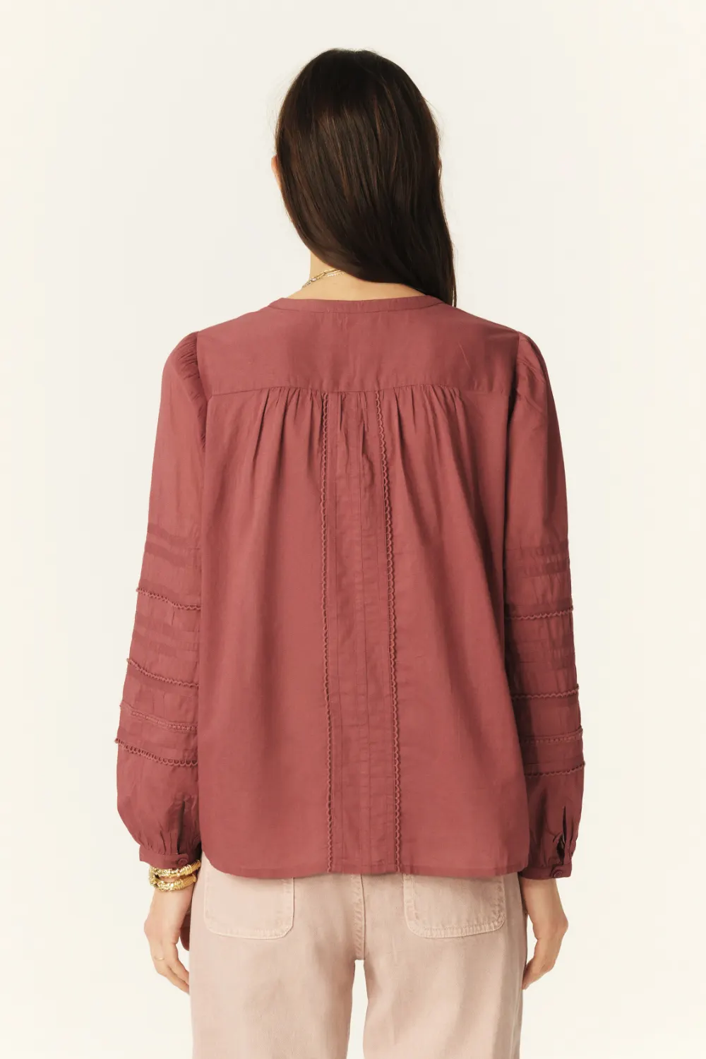 Boutique77 - חולצה Yilla – 1E25YILL_BOISDEROSE – boisderose – 4