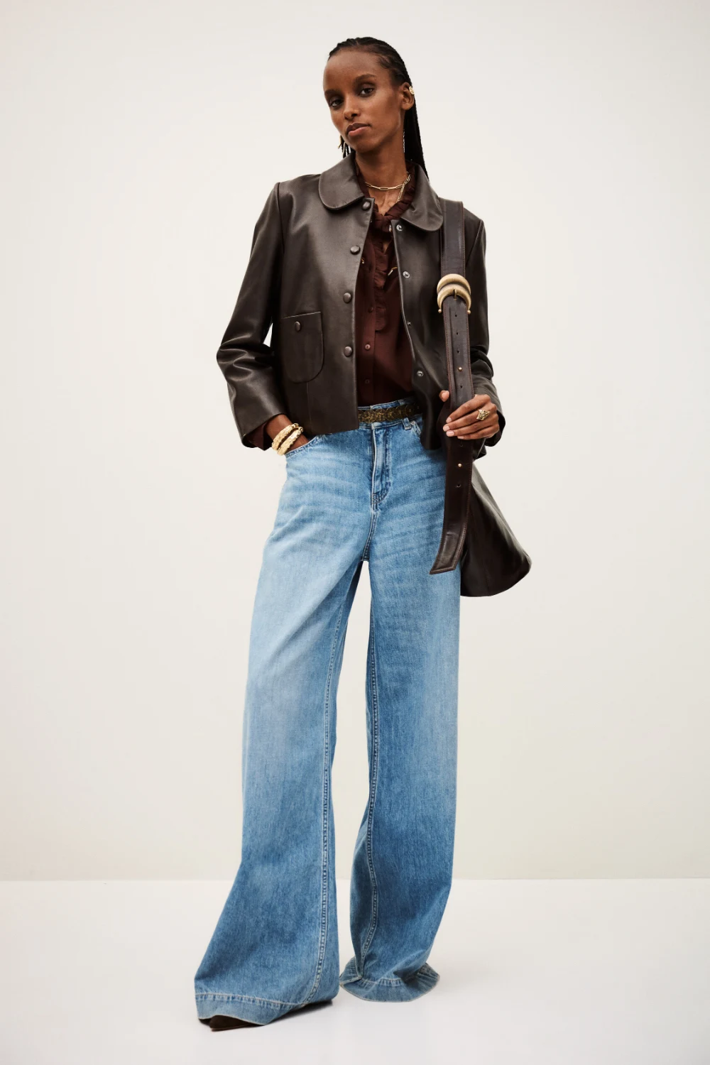 Boutique77 - בלייזר Mylos – 1H23MILO_MARRON – 1