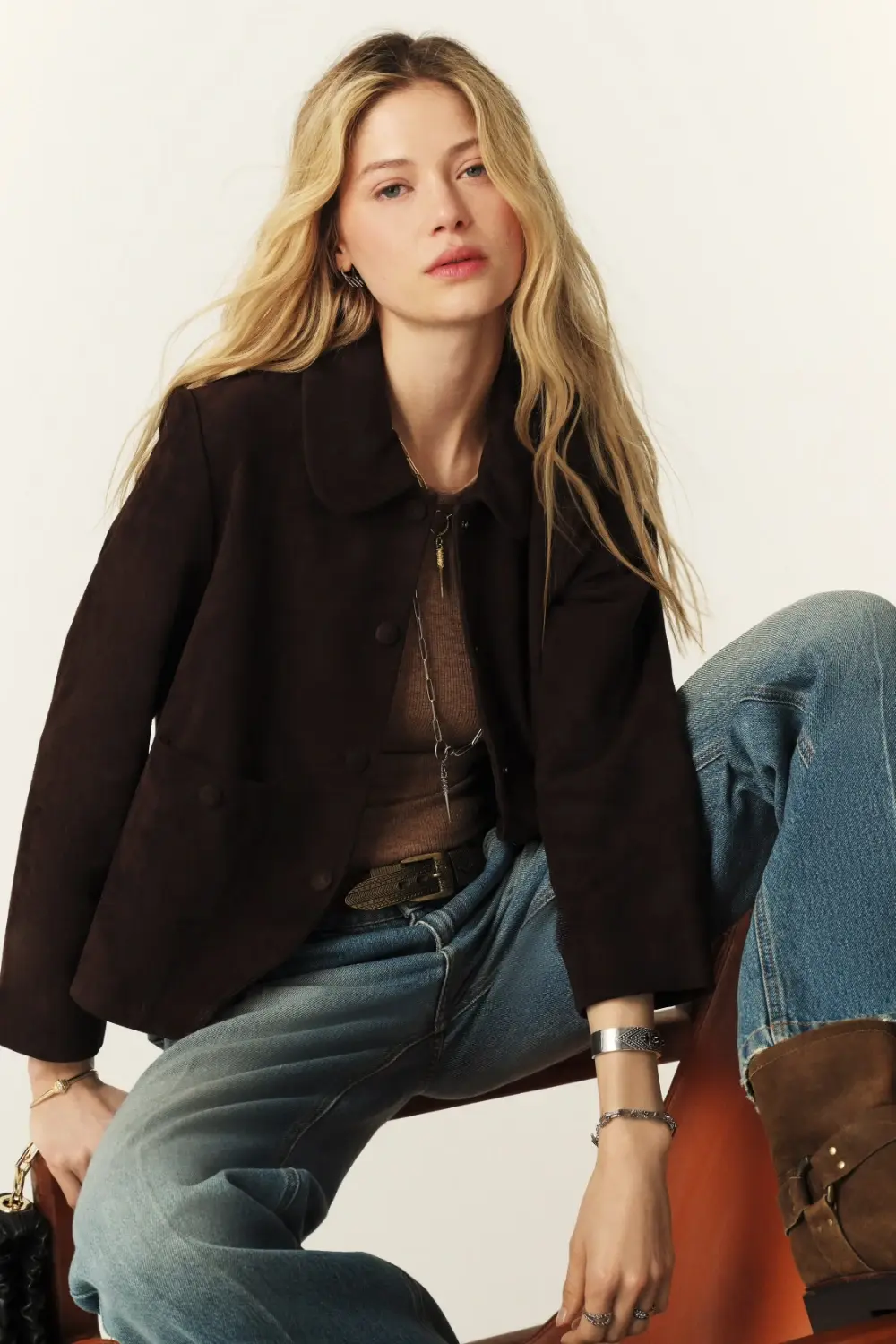 Boutique77 - בלייזר Milas – 1H24MILA_CHOCOLAT – 1