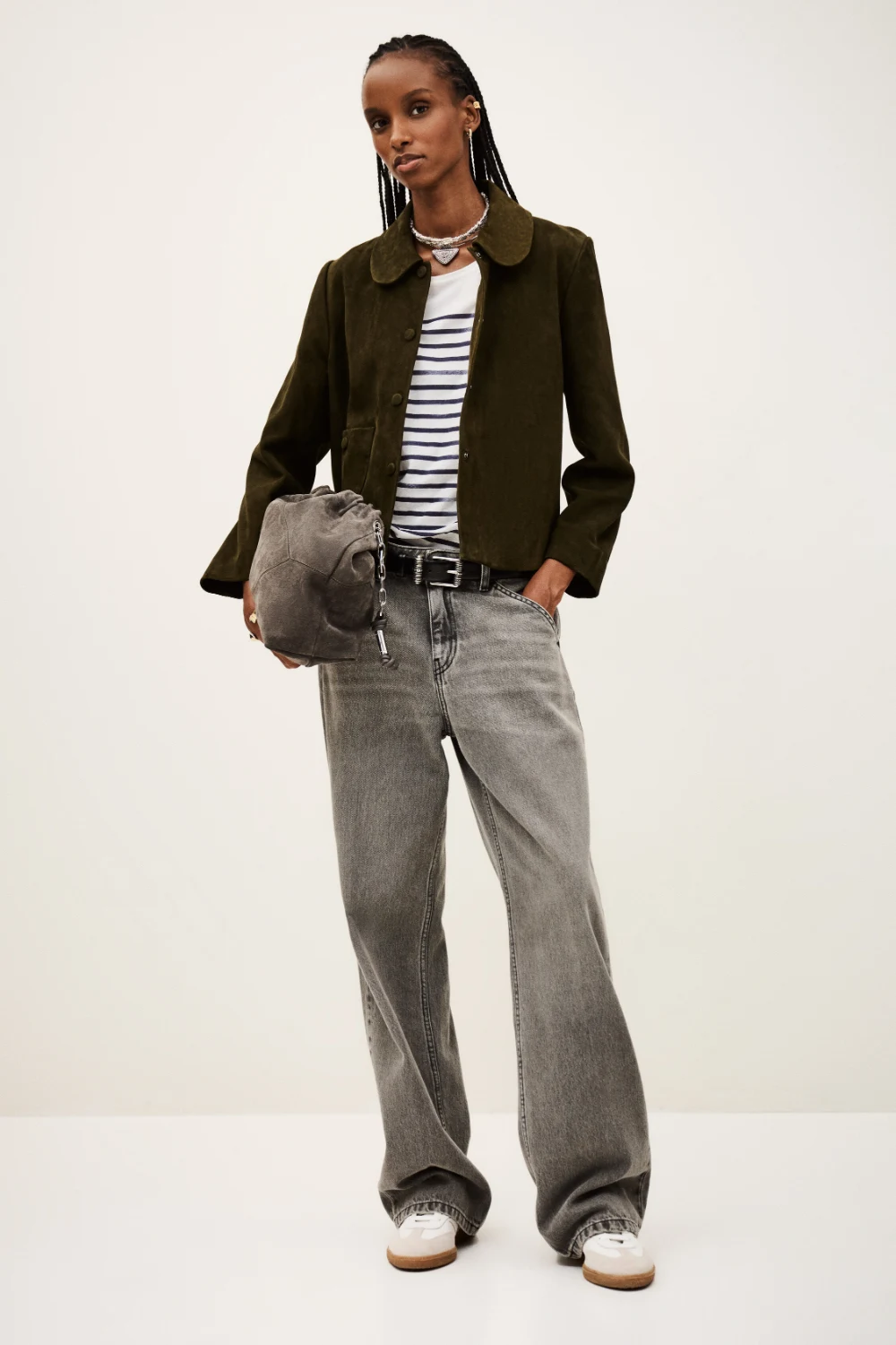 Boutique77 - בלייזר Milas – 1H24MILA_KAKI – 1