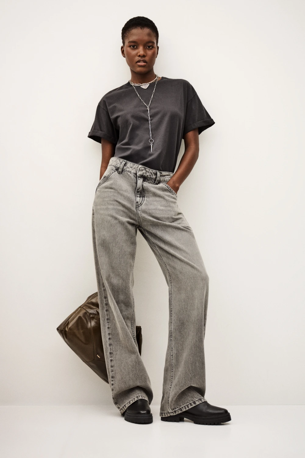 Boutique77 - חולצה Rosie – 1H24ROSI_CARBONE – 2