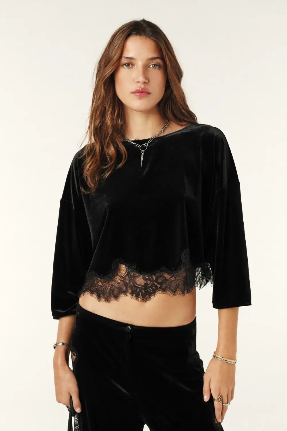 Boutique77 - חולצה Vadim – 1H24VADI_NOIR – noir – 1