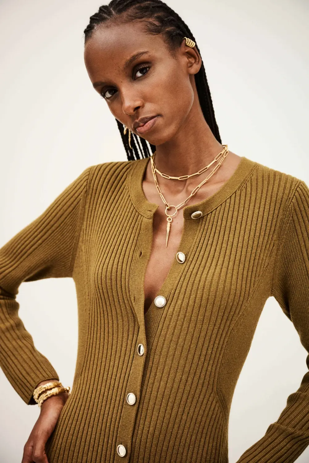 Boutique77 - שמלה Anisa – 1H25ANIS_BRONZE – 2