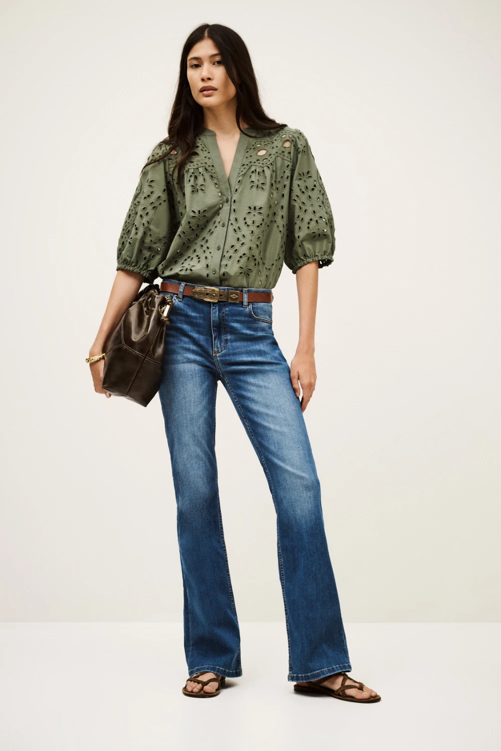 Boutique77 - ג’ינס Aommie – 1H25AOMM_BLUEJEANS – 1