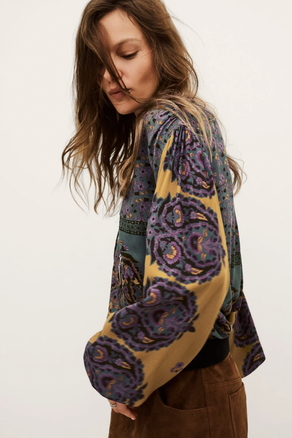 Boutique77 - חולצה Baker – 1H25BAKE_CHOCOLAT – 1