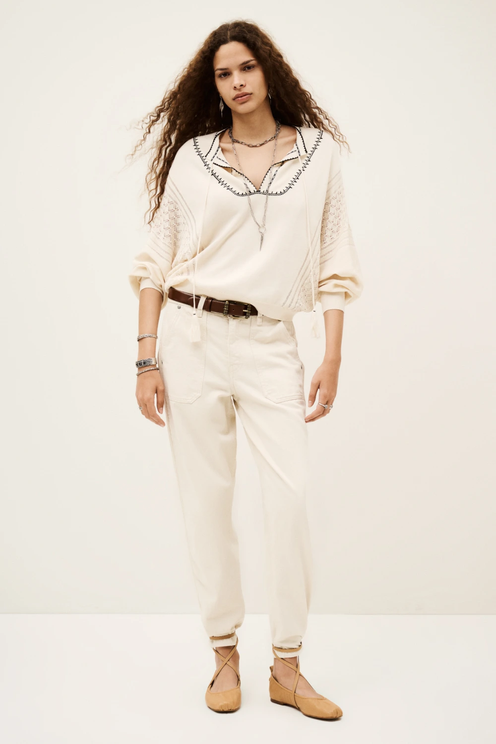 Boutique77 - קרדיגן Bausca – 1H25BAUS_ECRU – 2