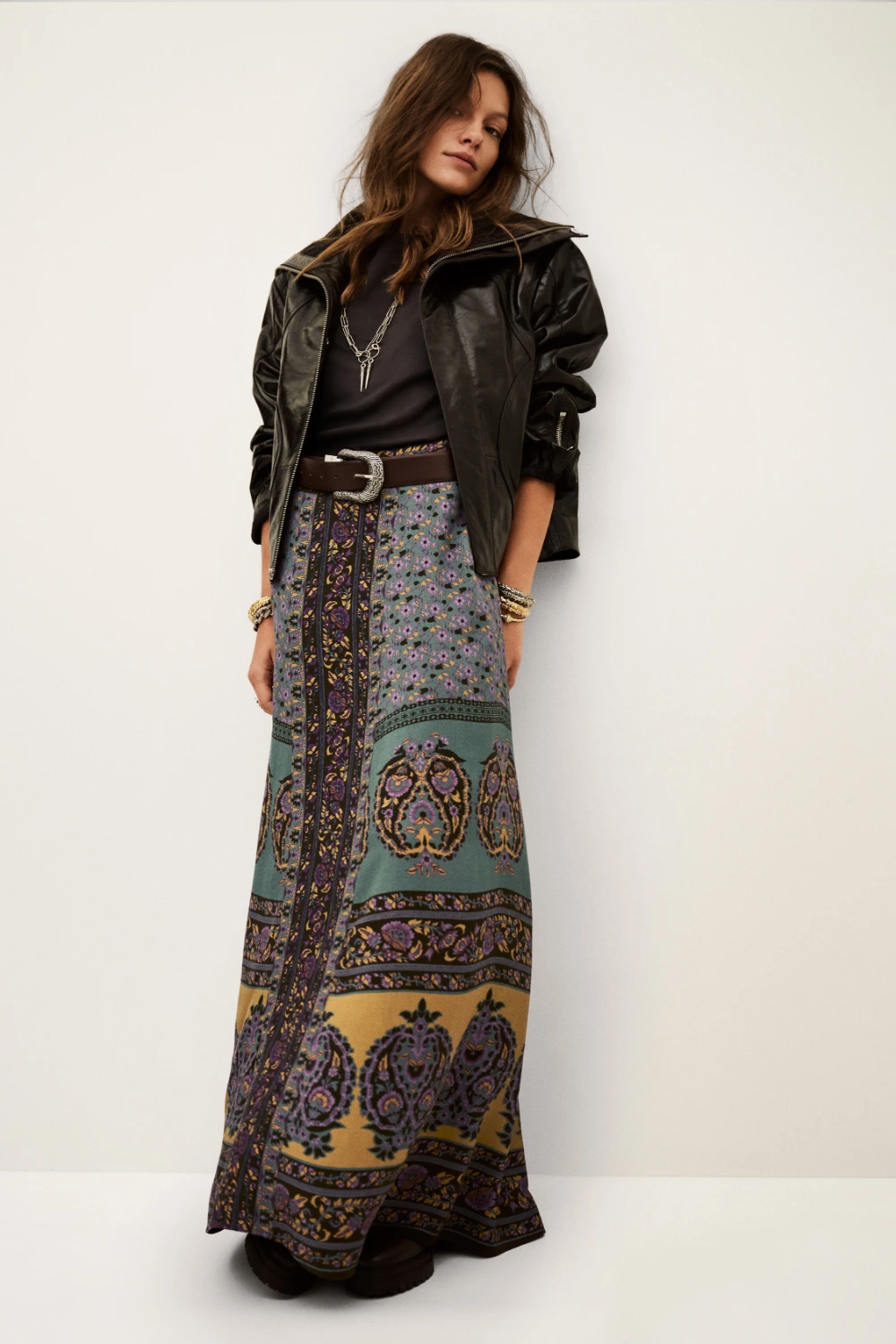 Boutique77 - חצאית Bayro – 1H25BAYR_CHOCOLAT – 1