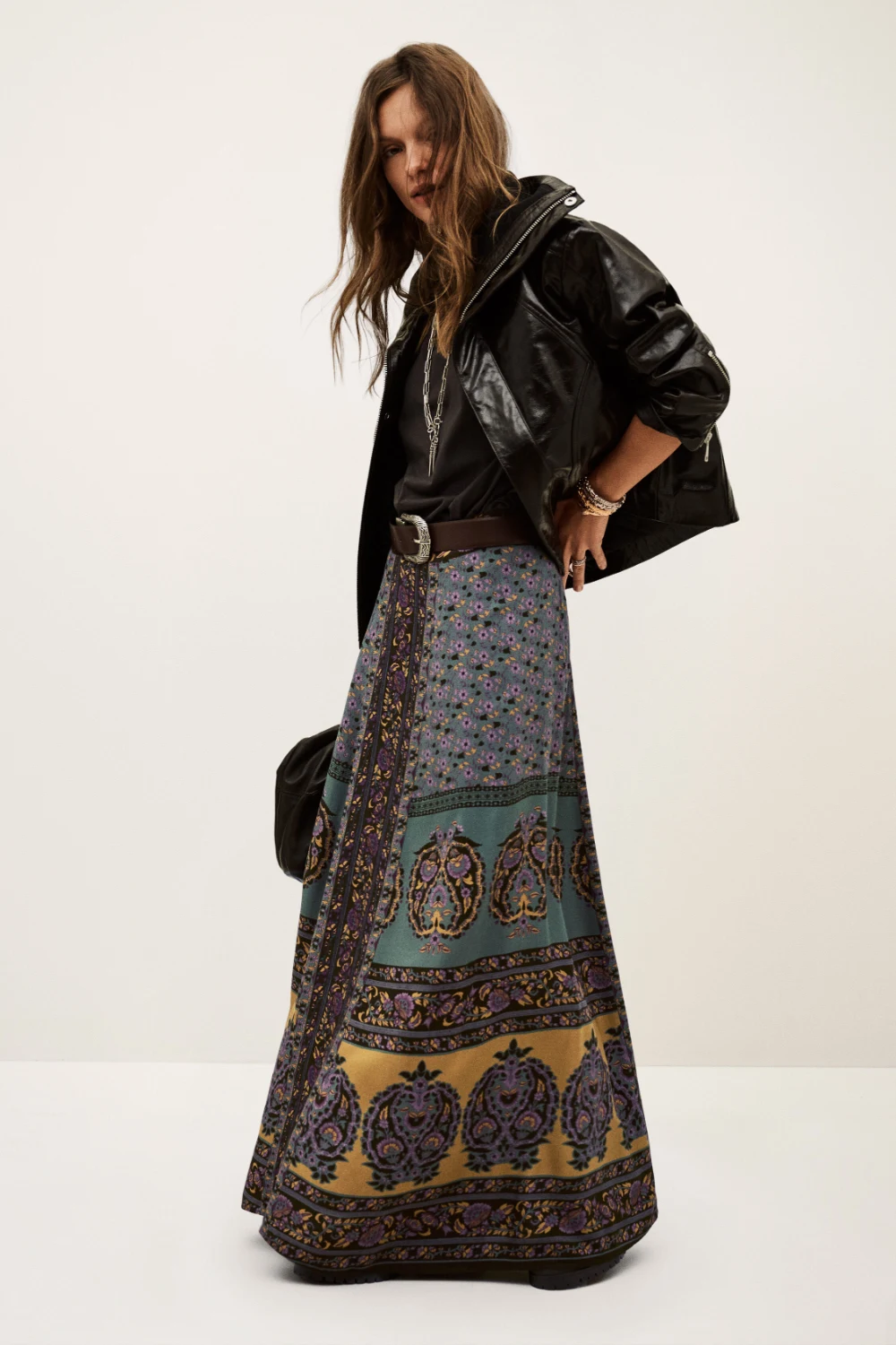 Boutique77 - חצאית Bayro – 1H25BAYR_CHOCOLAT – 2