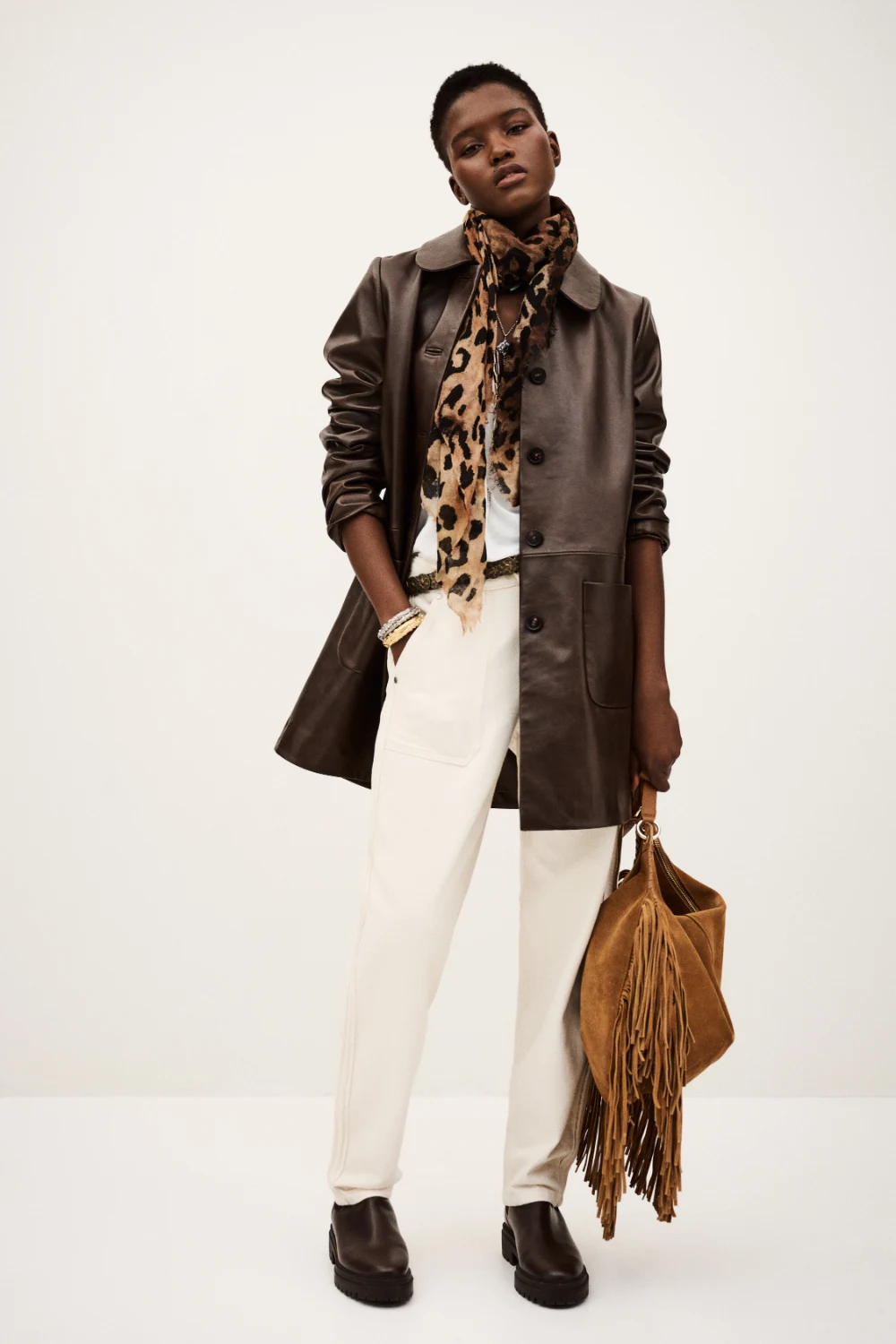 Boutique77 - מכנסיים Cali – 1H25CALI_ECRU – 1