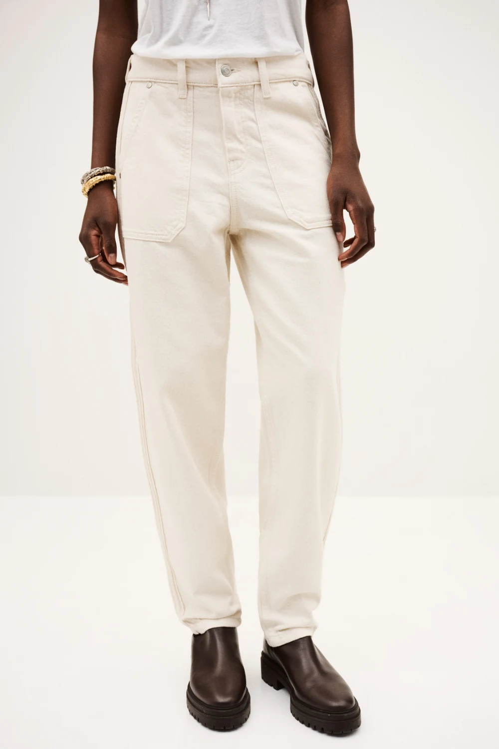 Boutique77 - מכנסיים Cali – 1H25CALI_ECRU – 2