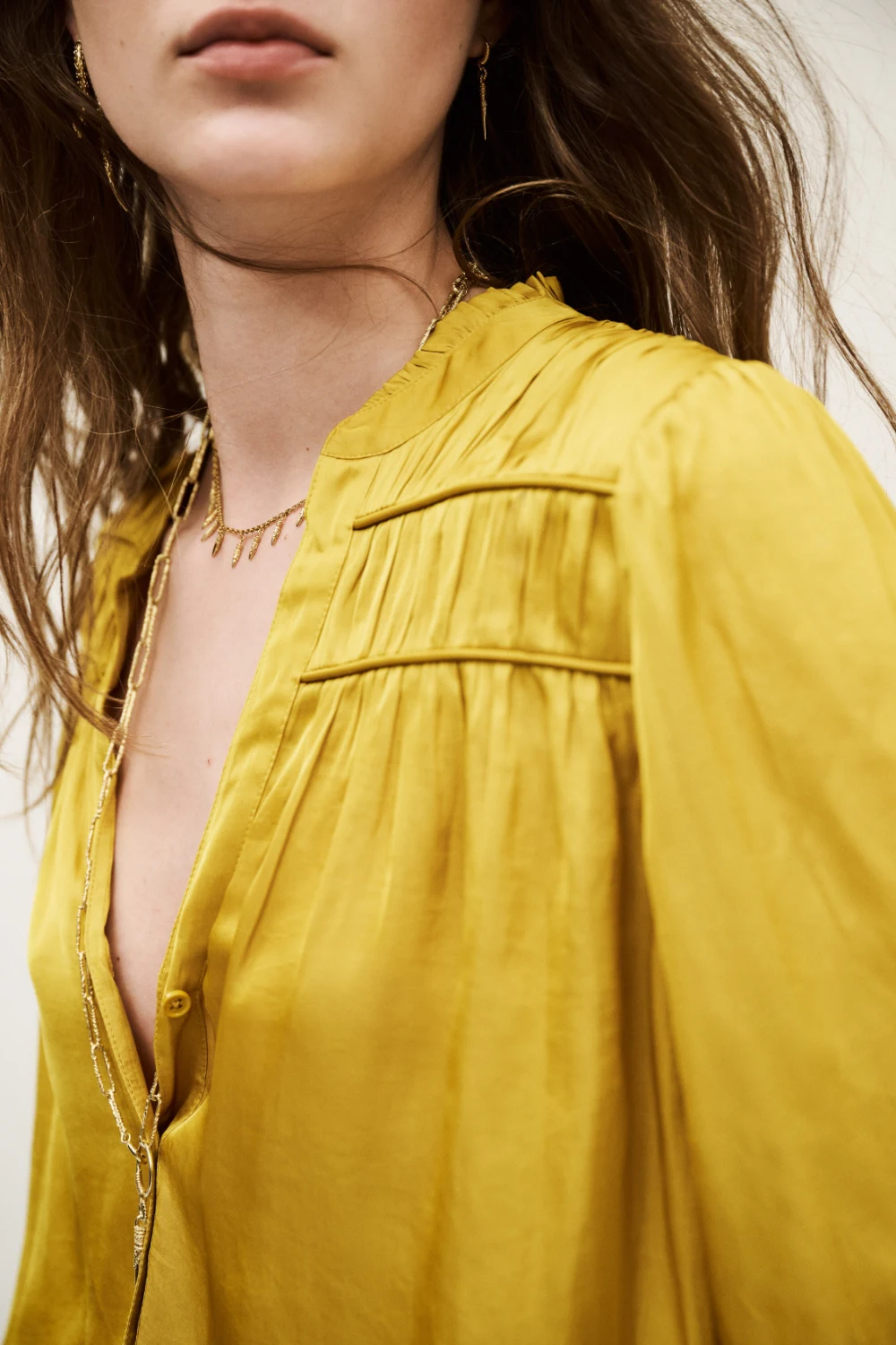 Boutique77 - חולצה Cessia – 1H25CESS_CURRY – 3