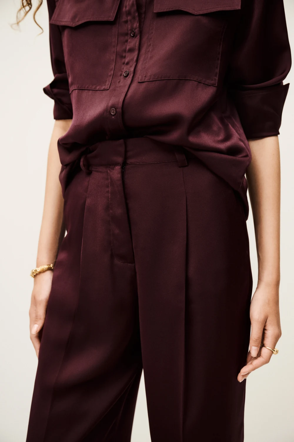 Boutique77 - מכנסיים Charly – 1H25CHAR_PRUNE – 1