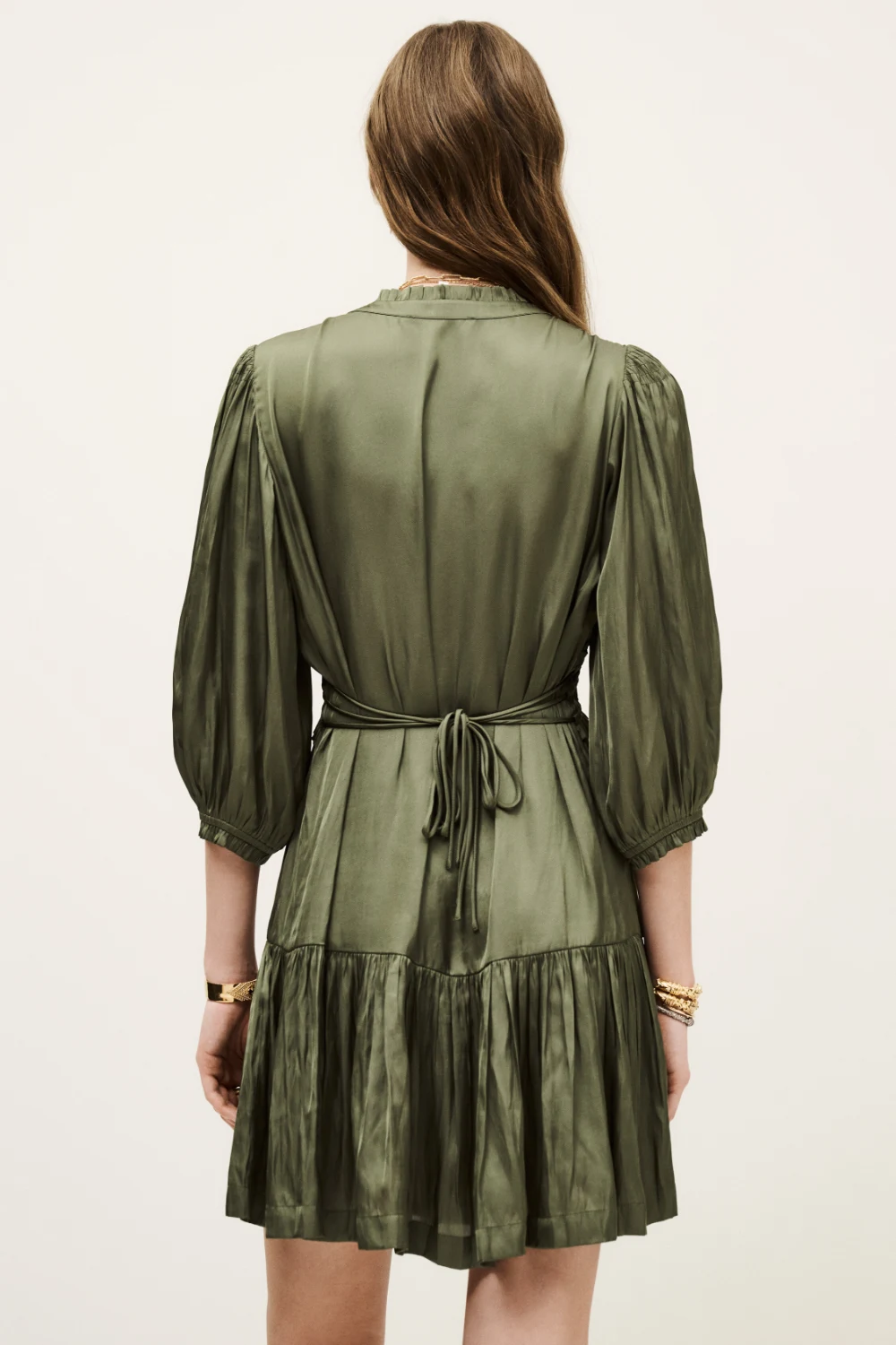 Boutique77 - שמלה Cyrilia – 1H25CYRI_KAKI – 4