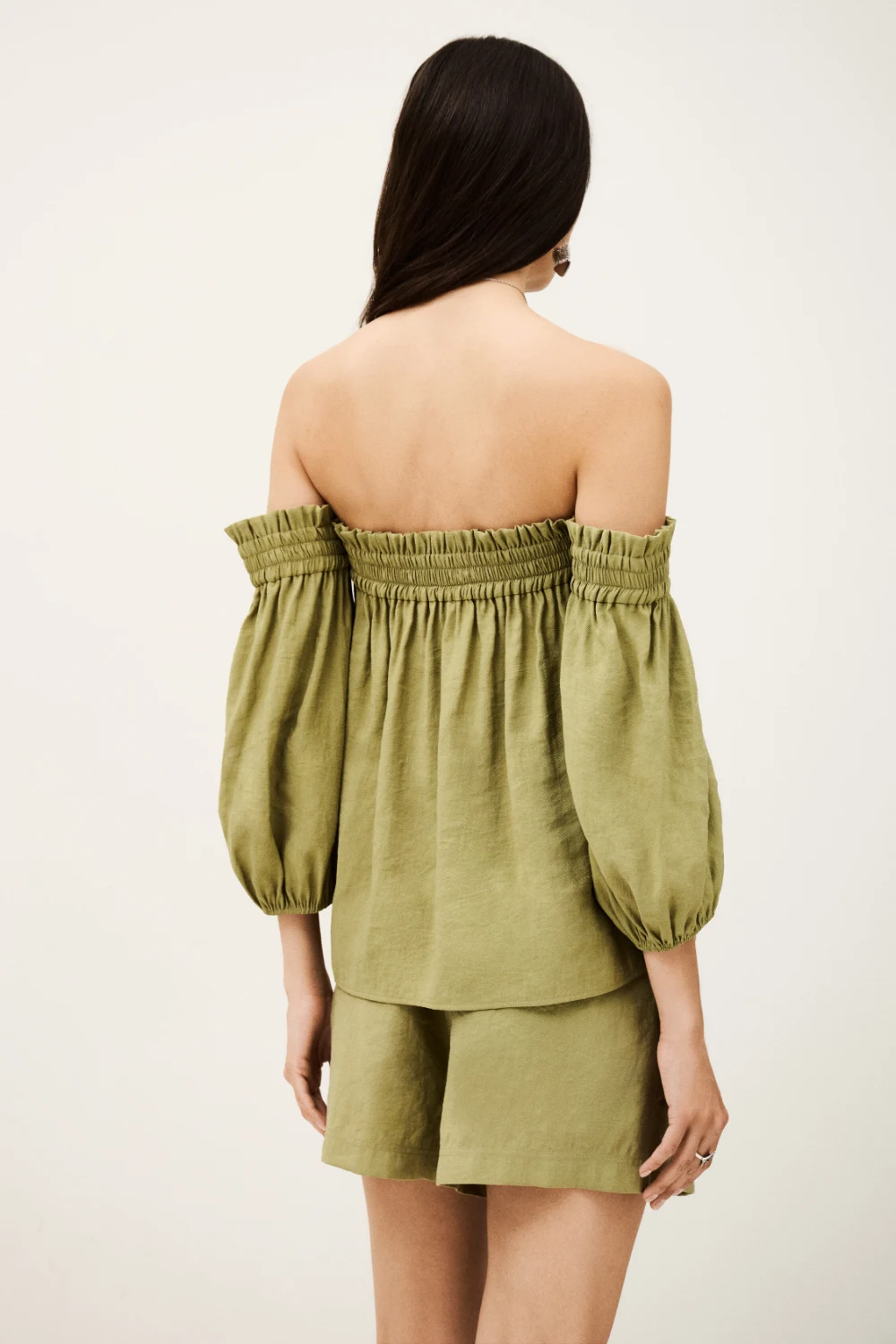 Boutique77 - חולצה Dalila – 1H25DALI_KAKI – 3