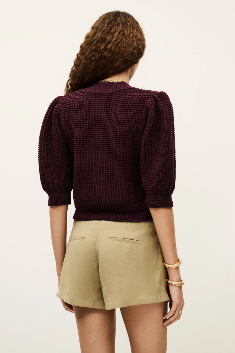 Boutique77 - קרדיגן Garance – 1H25GARA_PRUNE – 3