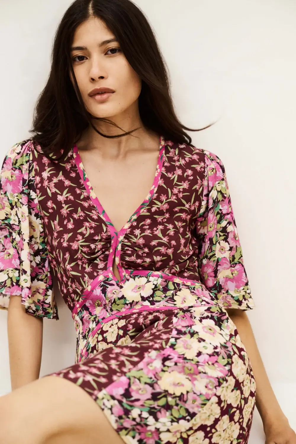 Boutique77 - שמלה Indrea – 1H25INDR_BORDEAUX – 3