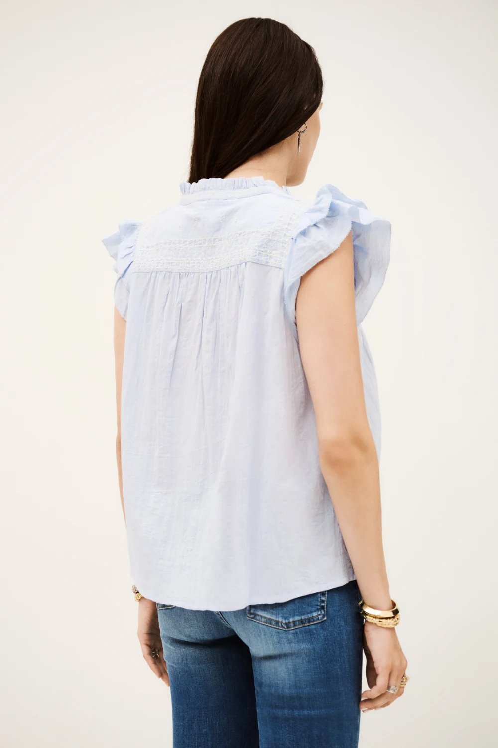 Boutique77 - חולצה Janny – 1H25JANN_BLEUCIEL – 3