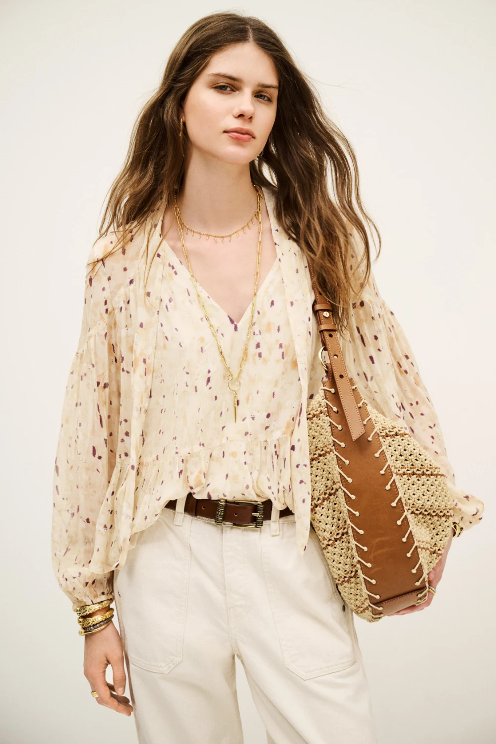 Boutique77 - חולצה Kamala – 1H25KAMA_BEIGE – 3