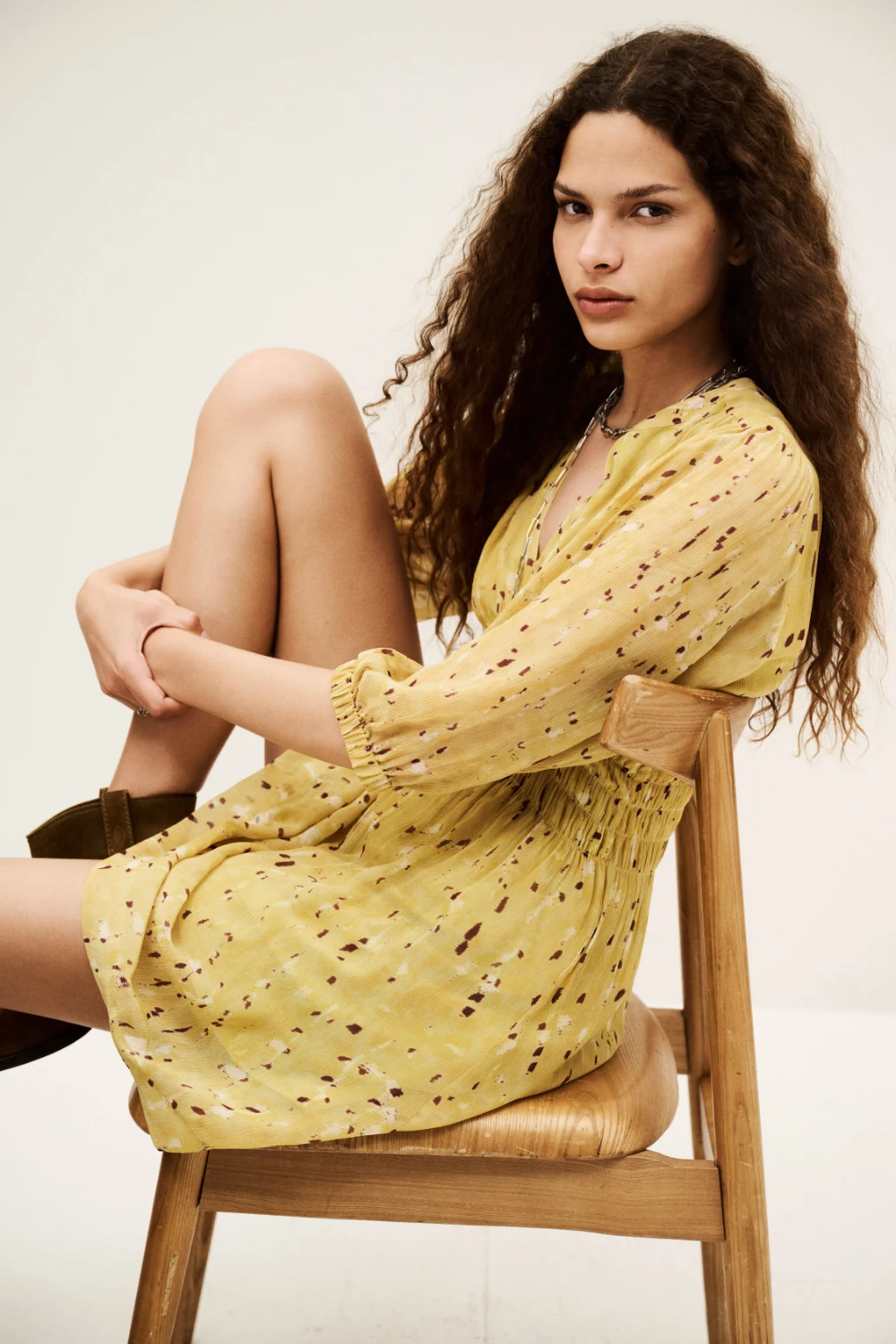 Boutique77 - שמלה Kanissa – 1H25KANI_JAUNE – 2