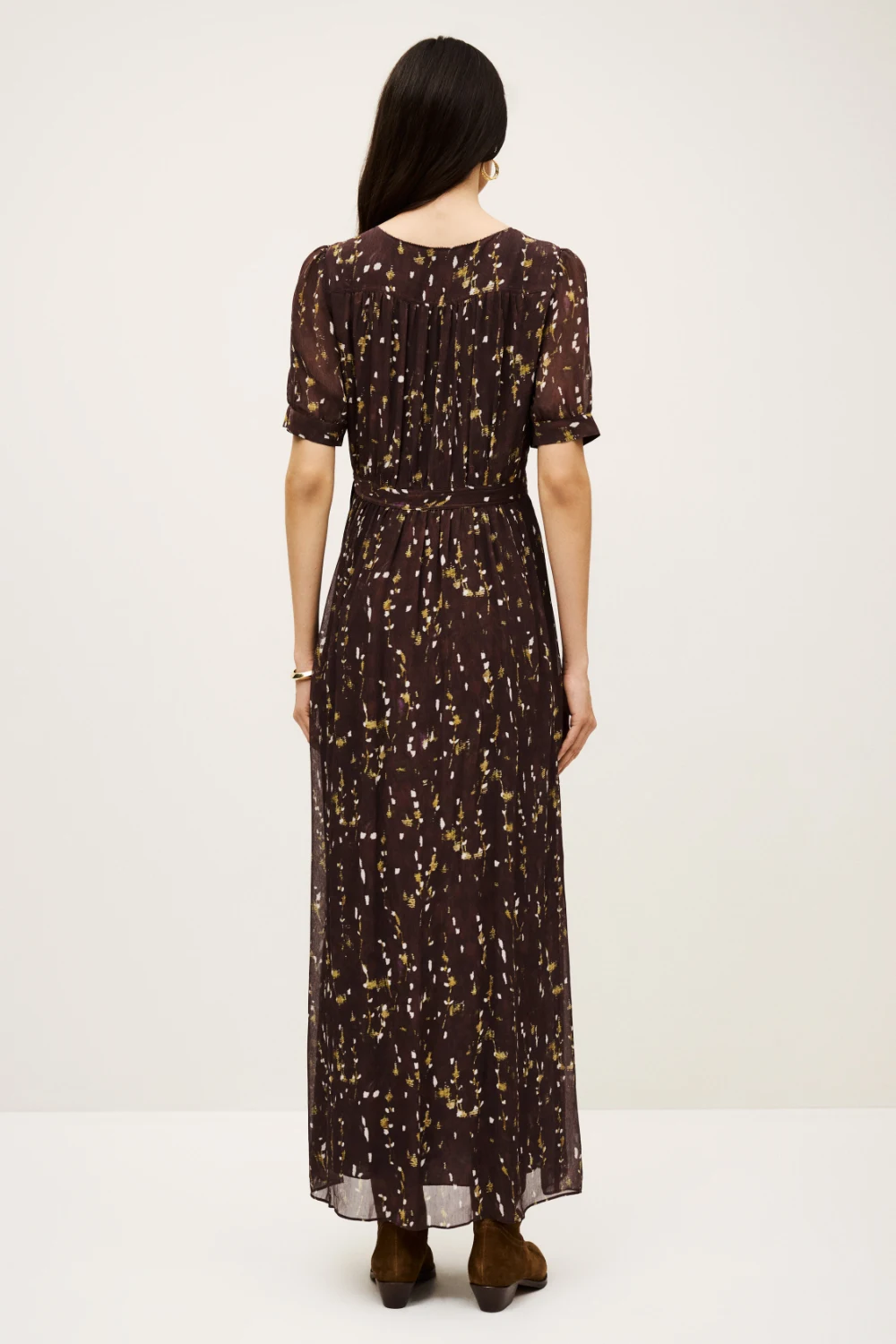 Boutique77 - שמלה Kris – 1H25KRIS_CHOCOLAT – 4