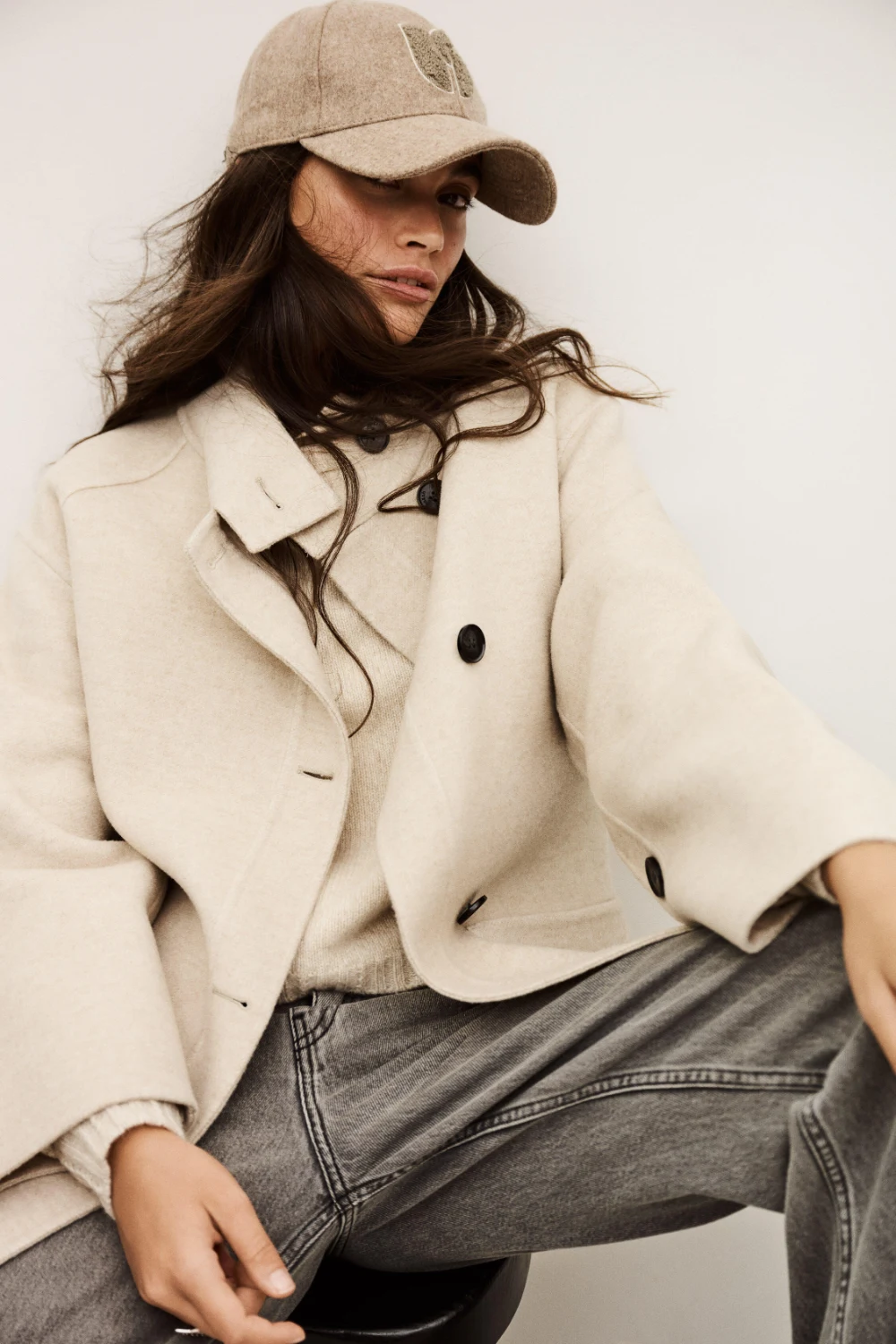 Boutique77 - ג’קט Lourthney – 1H25LOUR_BEIGECHINE – 2