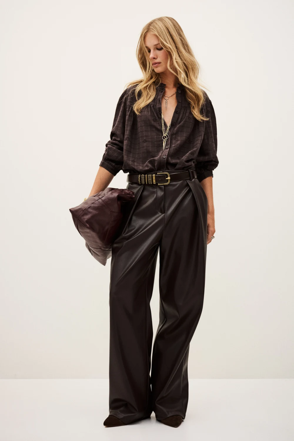 Boutique77 - חולצה Melody – 1H25MELO_CHOCOLAT – 1