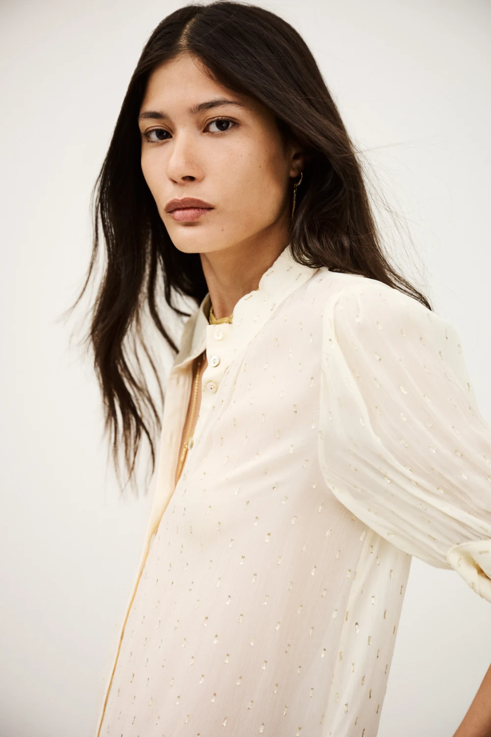 Boutique77 - חולצה Mimi – 1H25MIMI_ECRU – 2