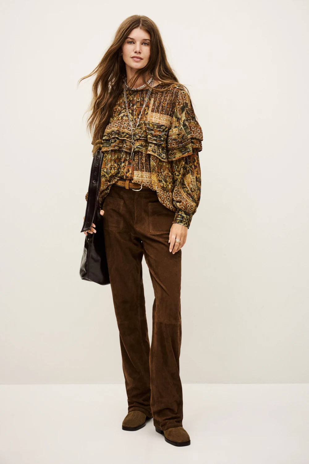 Boutique77 - מכנסיים Mossi – 1H25MOSS_TERRE – 1