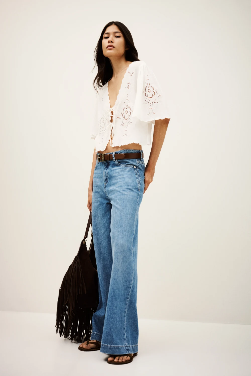 Boutique77 - חולצה Olaya – 1H25OLAY_ECRU – 1