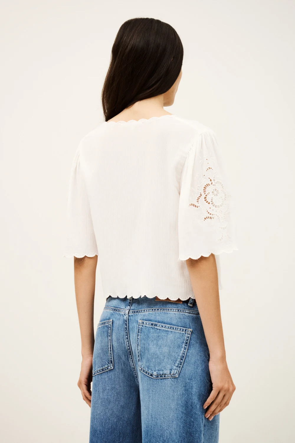 Boutique77 - חולצה Olaya – 1H25OLAY_ECRU – 3