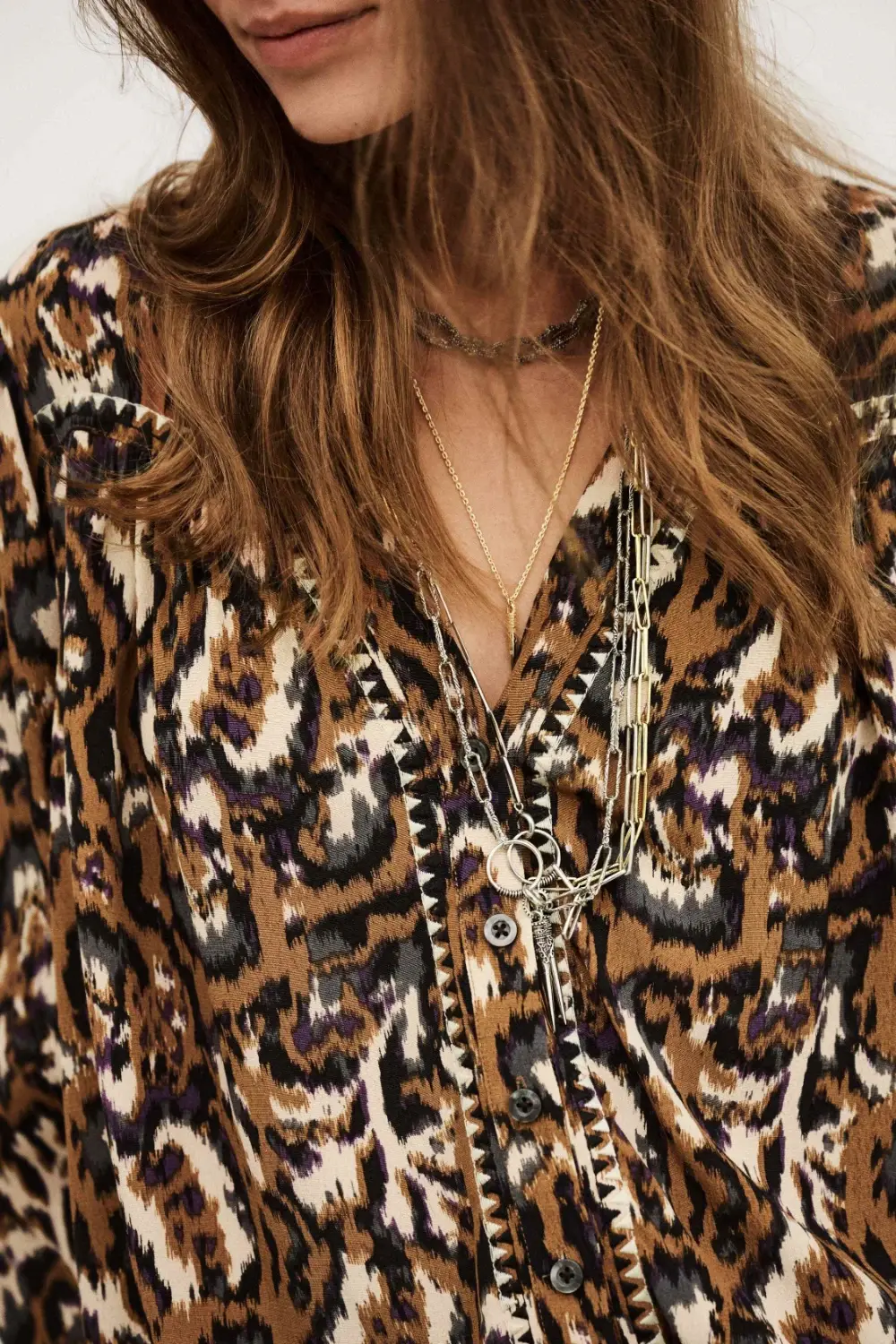 Boutique77 - חולצה Onada – 1H25ONAD_OCRE – 2