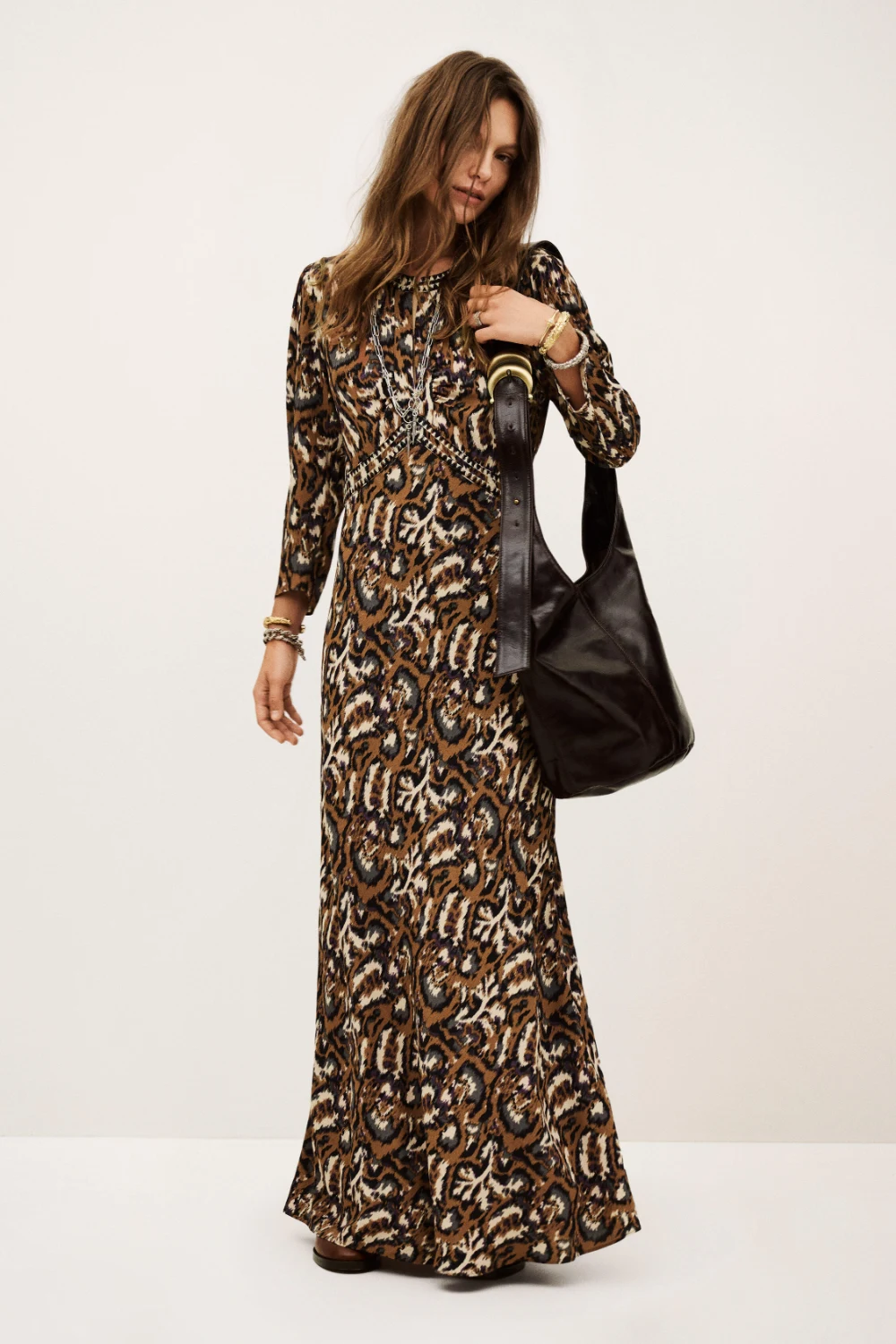 Boutique77 - שמלה Onoa – 1H25ONOA_OCRE – 1