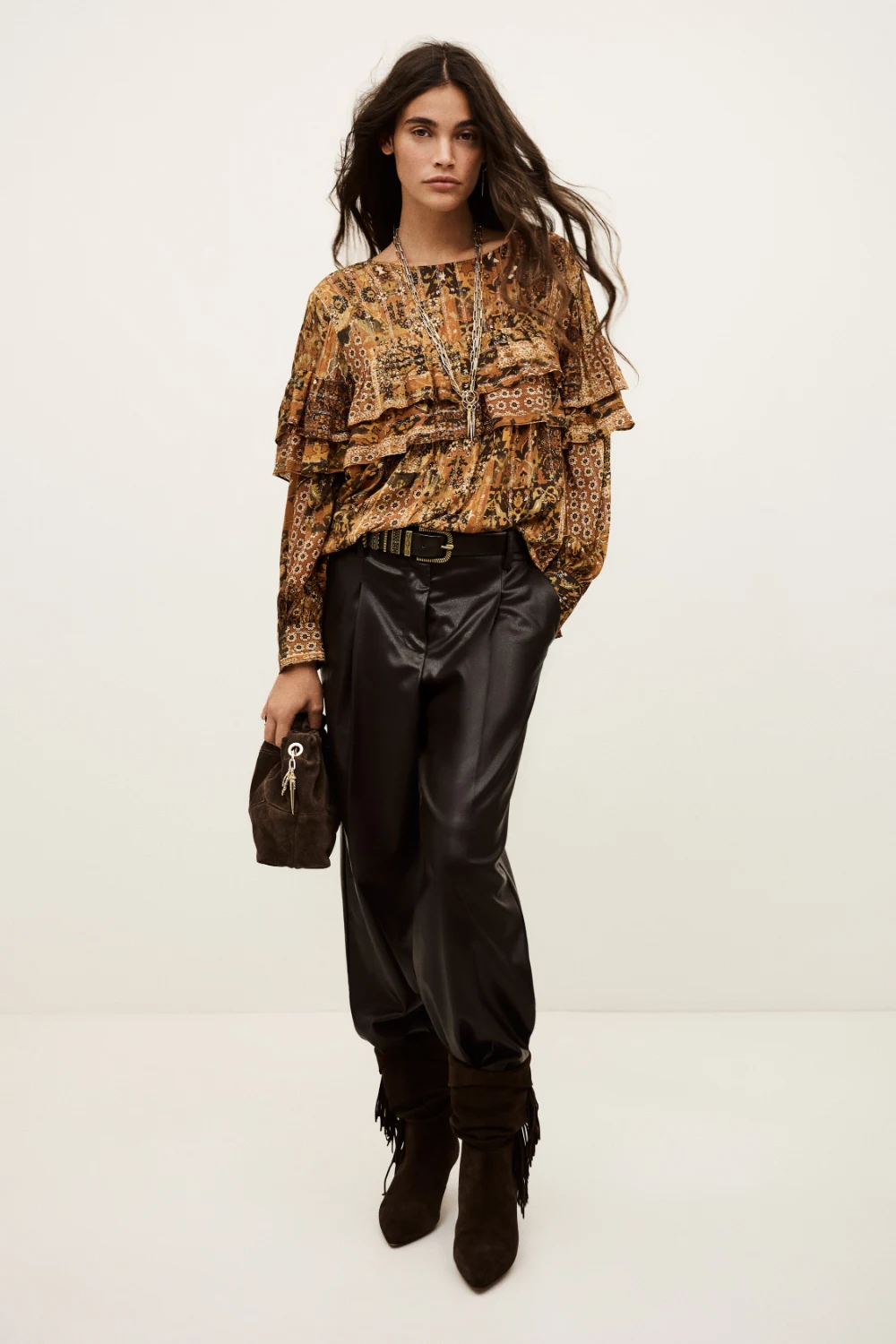 Boutique77 - חולצה Pixie – 1H25PIXI_OCRE – 1