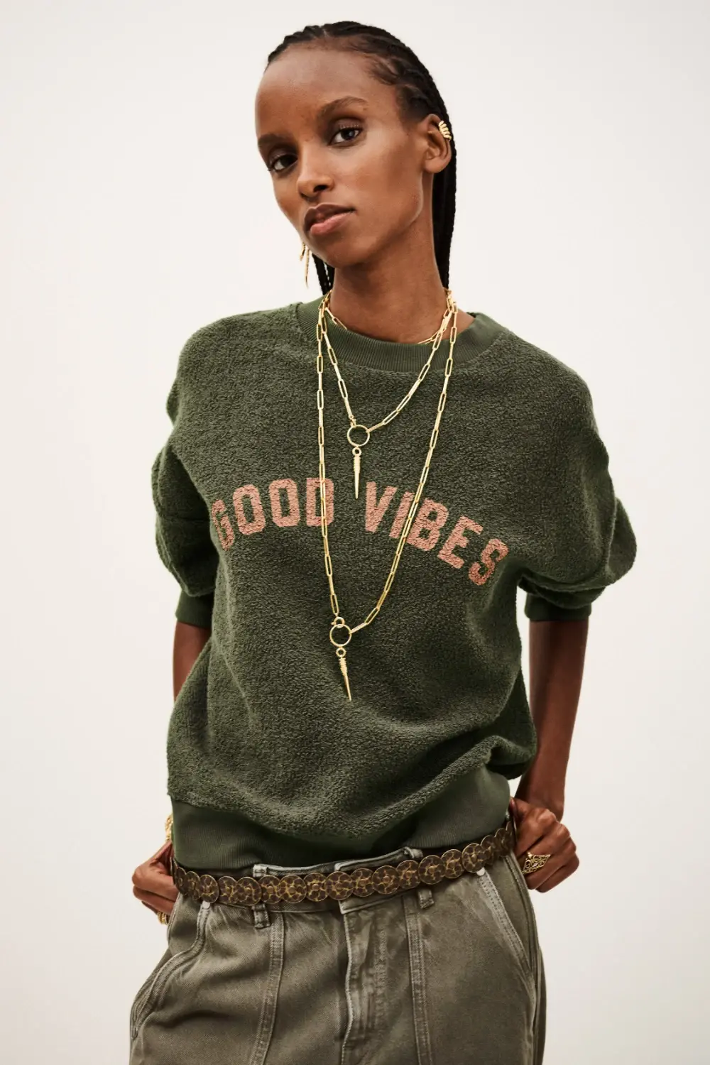 Boutique77 - סווטשירט Rob – 1H25ROB_FORET – 1