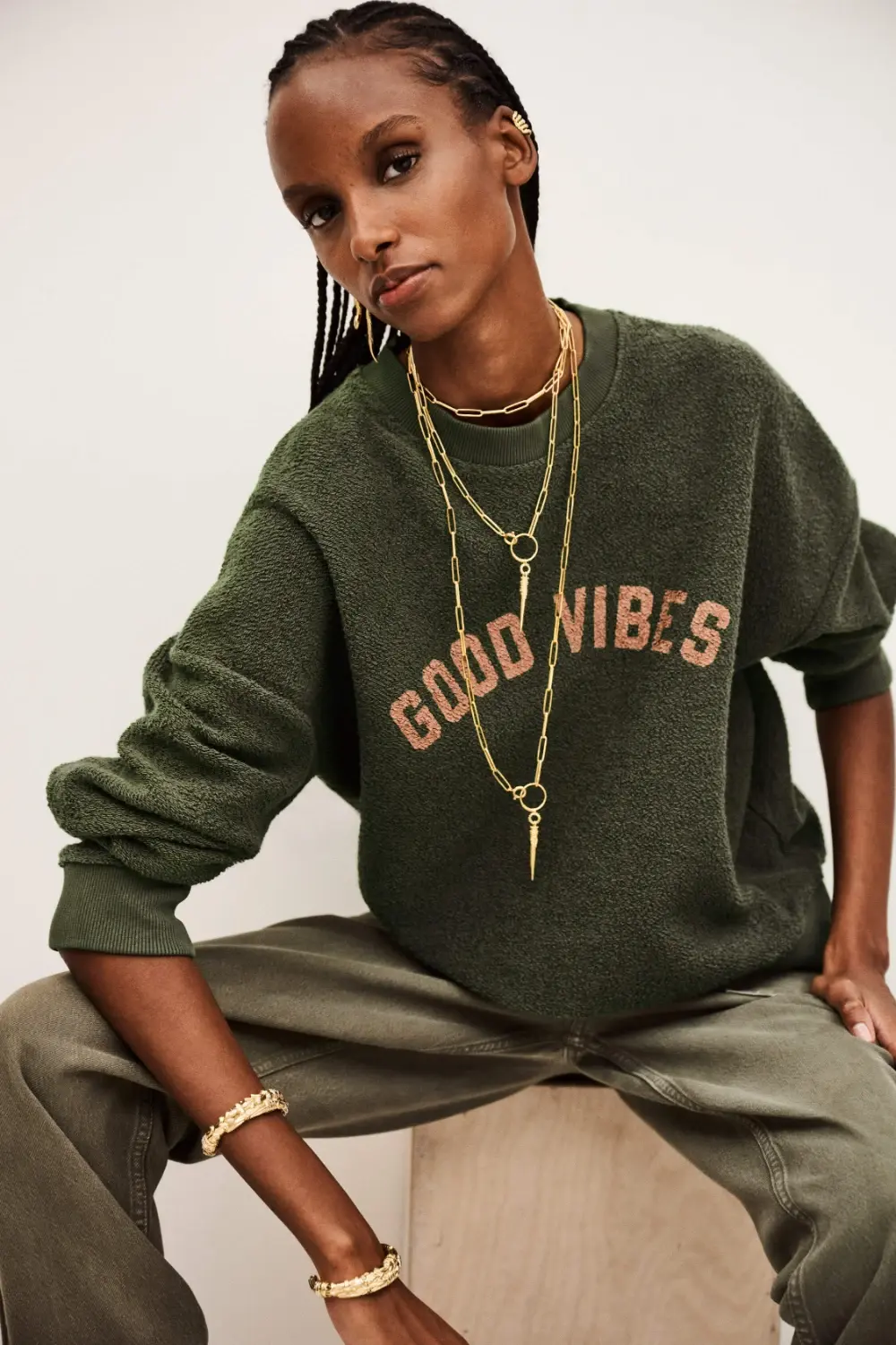 Boutique77 - סווטשירט Rob – 1H25ROB_FORET – 2