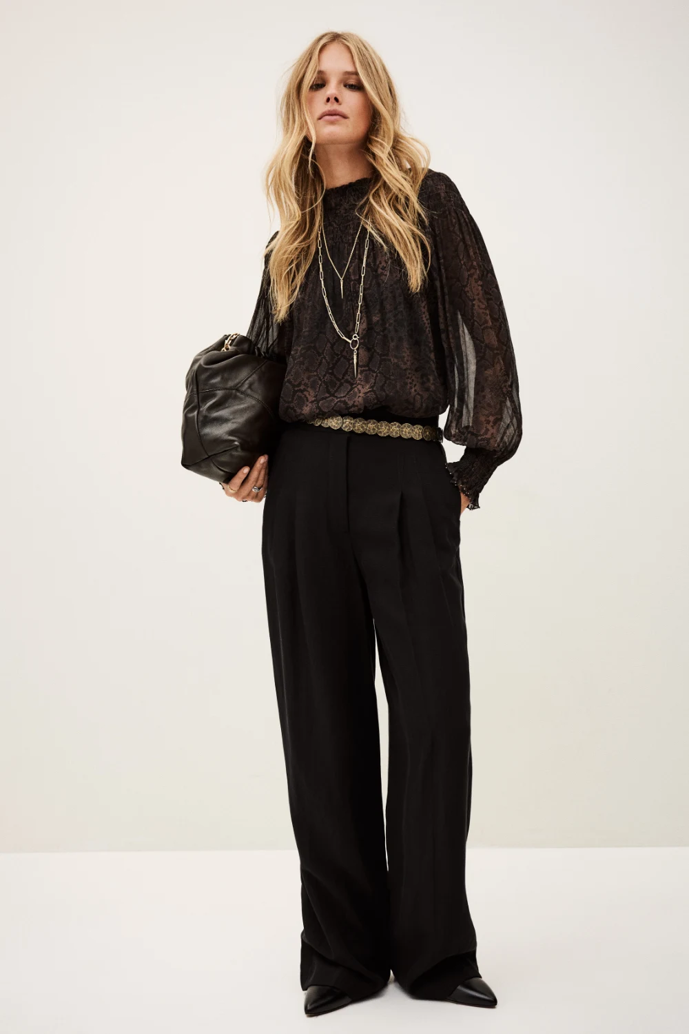 Boutique77 - חולצה Shamy – 1H25SHAM_MARRON – 2