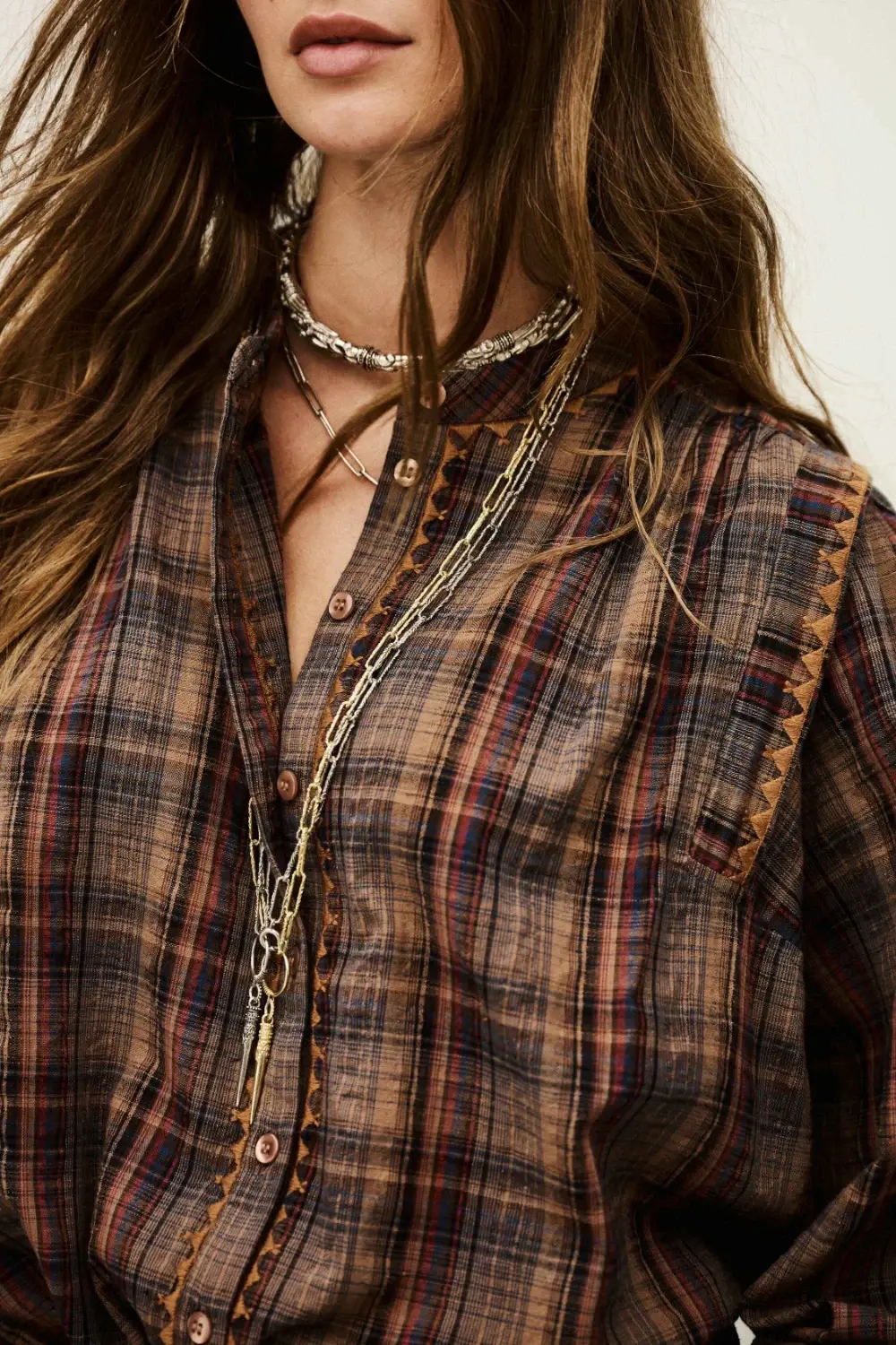 Boutique77 - חולצה Shea – 1H25SHEA_MARRON – 3