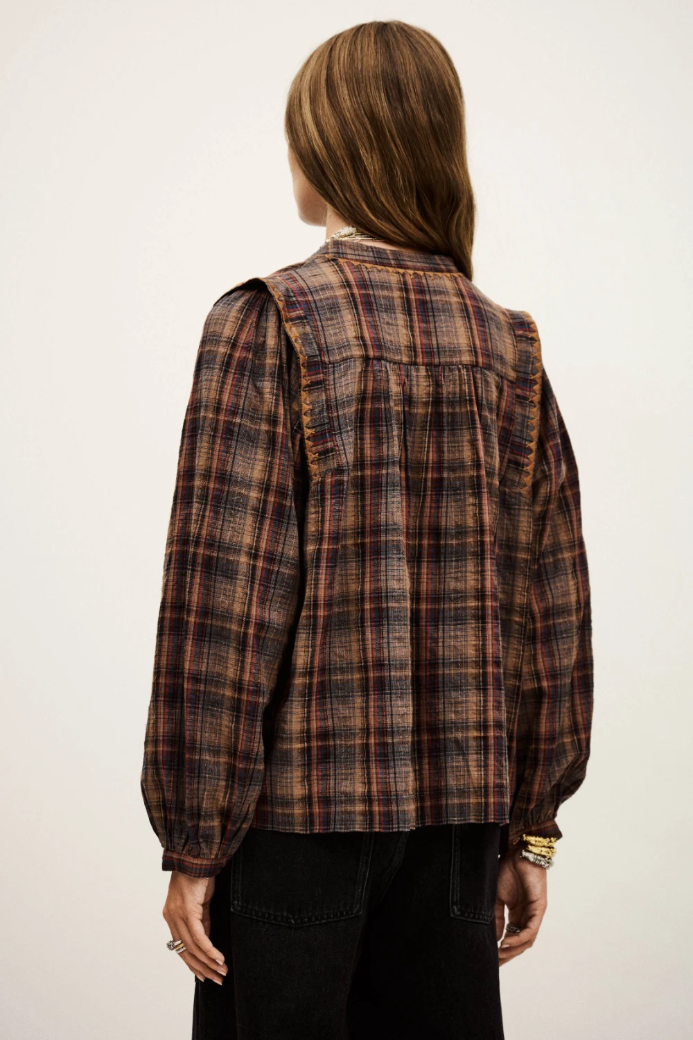 Boutique77 - חולצה Shea – 1H25SHEA_MARRON – 4