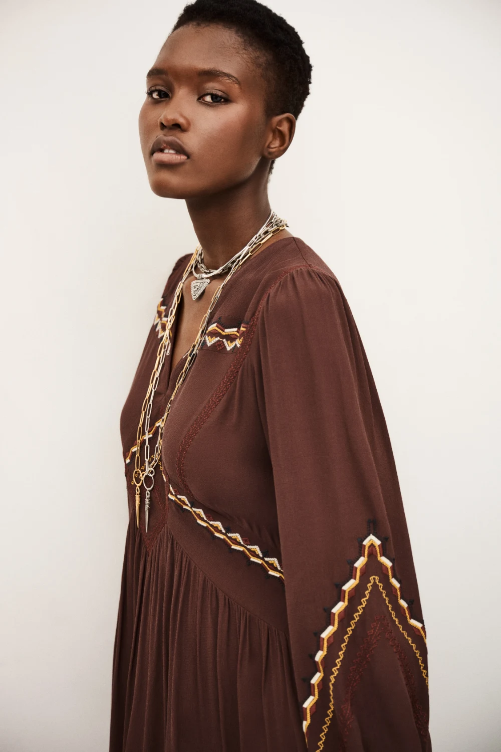 Boutique77 - שמלה Tay – 1H25TAY_CHOCOLAT – 2