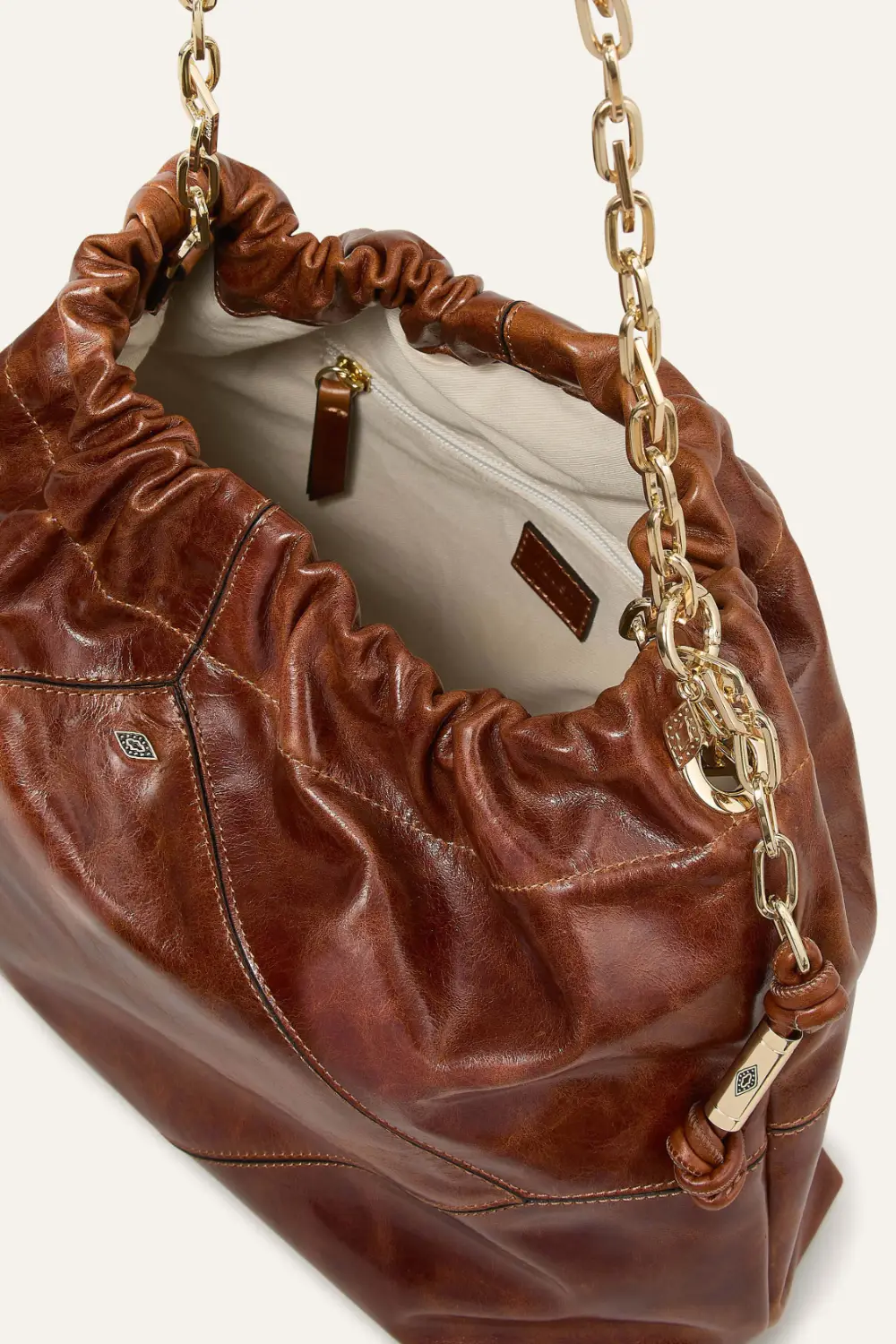 Boutique77 - תיק עור June – 2E25CFMV_CARAMEL – caramel – 2