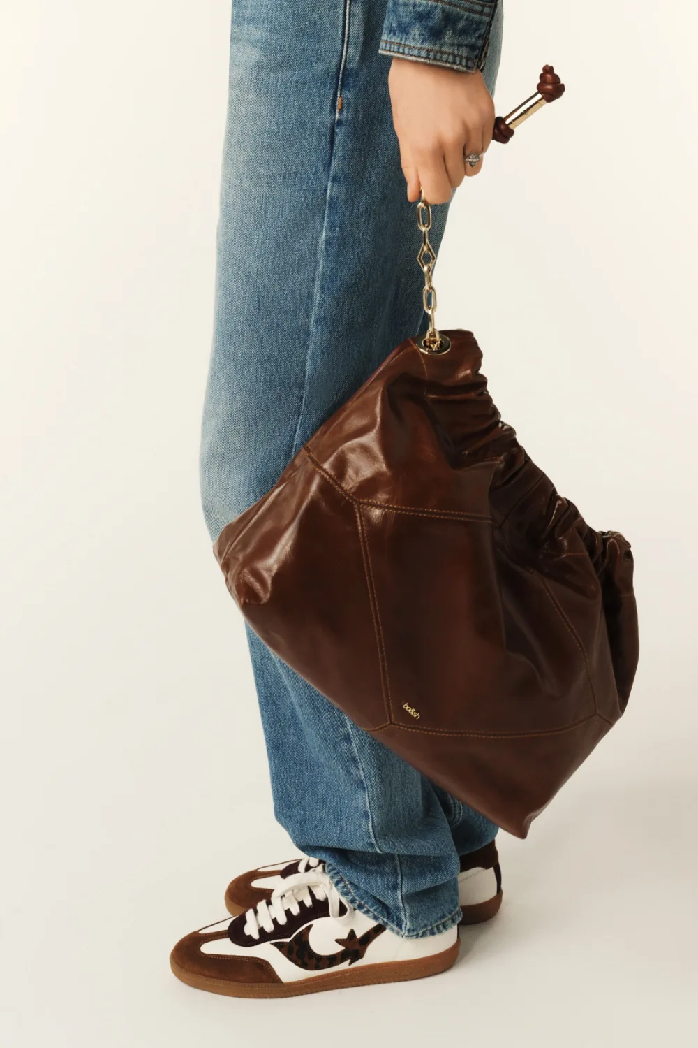 Boutique77 - תיק עור June – 2E25CFMV_CARAMEL – caramel – 4