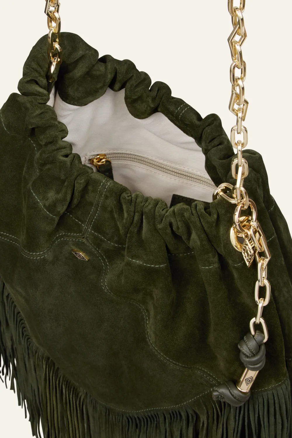 Boutique77 - תיק יד Sac M June – 2E26JTFS_VERTBOUTEILLE – vertbouteille – 2